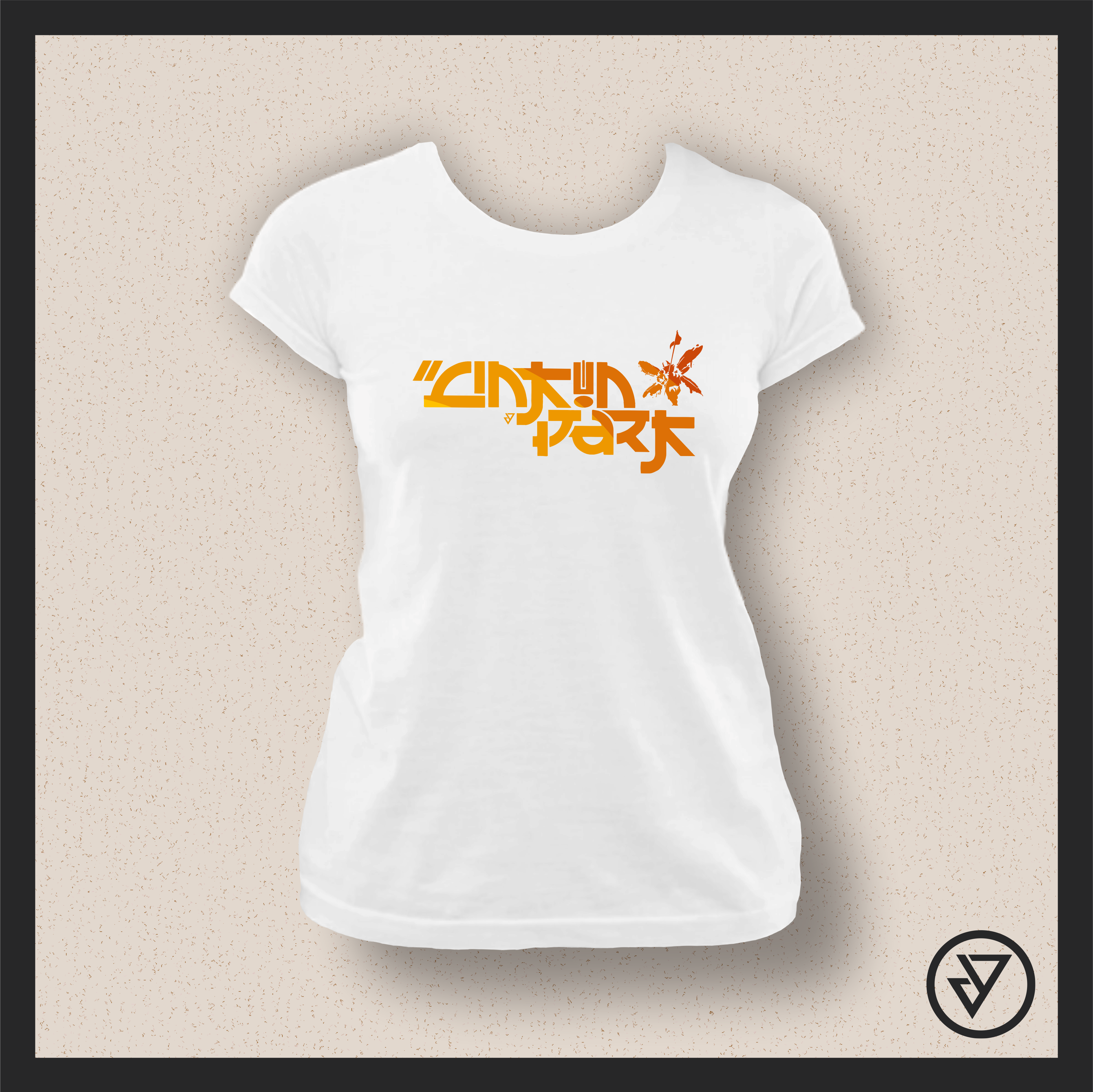 Camisa Feminina Linkin Park (Hybrid Theory) - Branca/Preta