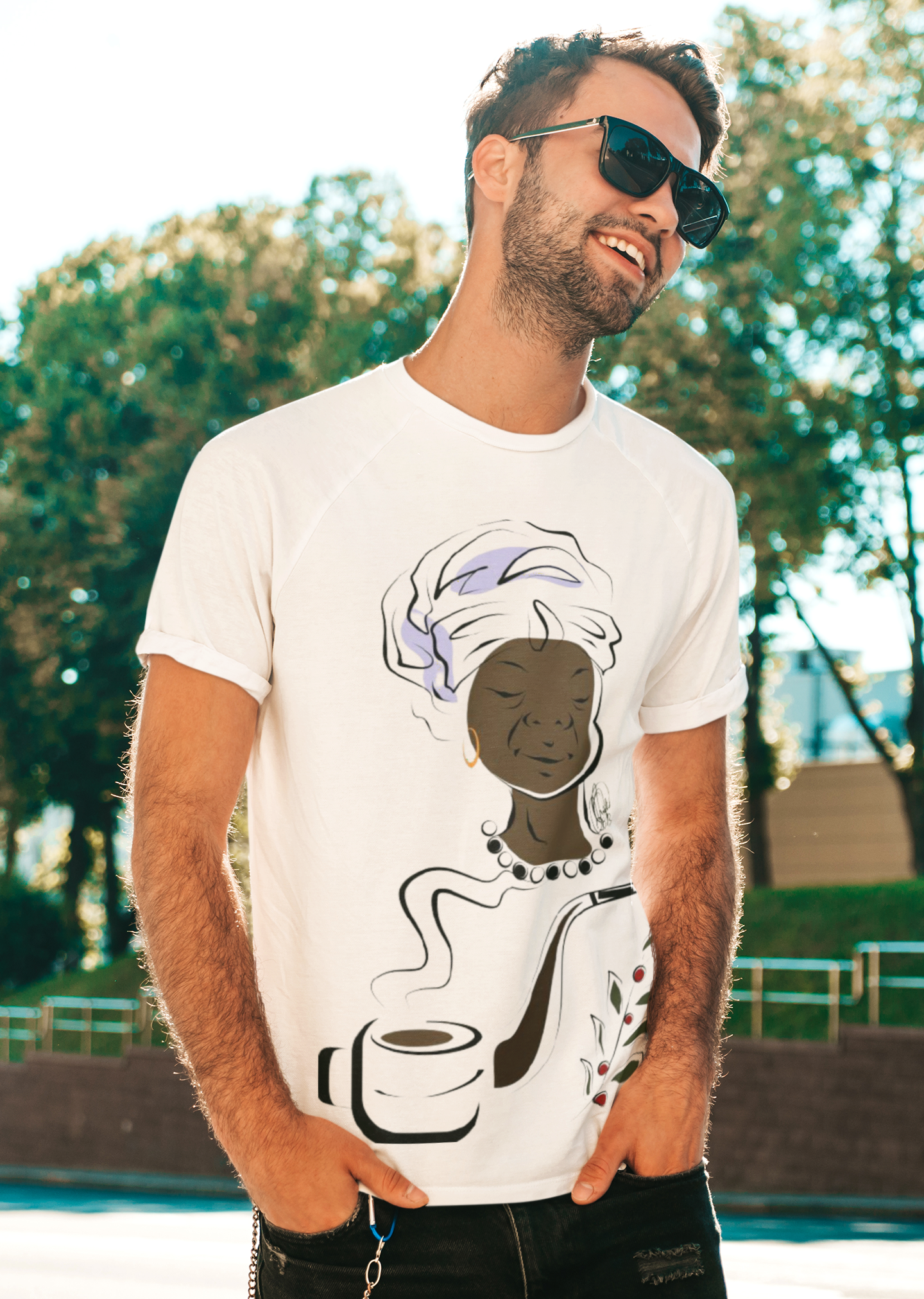 Camiseta dos Preto Velho (Unisex)