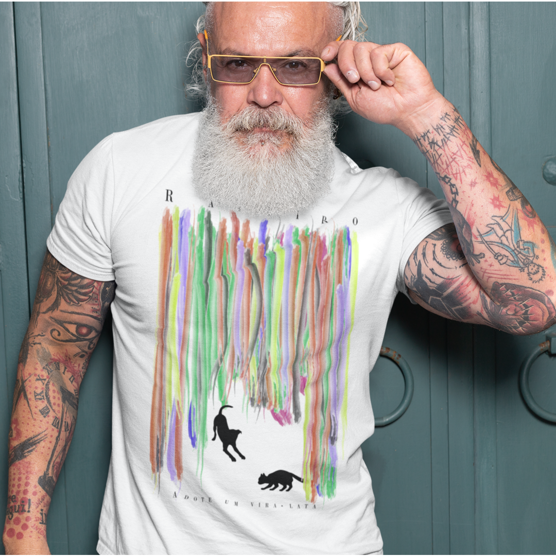 Nome do produto  T shirt prime chuva de cores