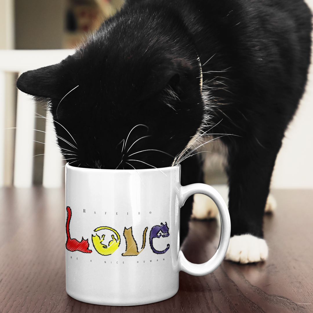 Nome do produto  Caneca love cat