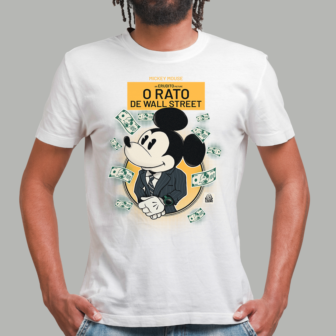 Camiseta - O Rato de Wall Street