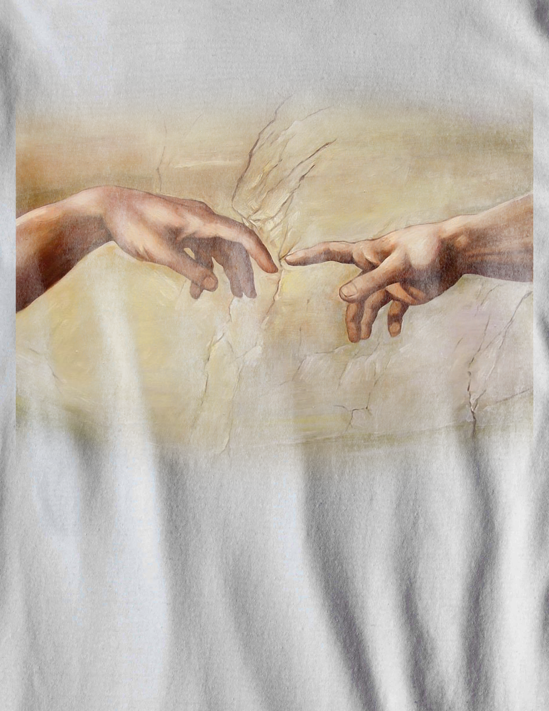 Nome do produto  Camiseta 'A Criação de Adão' (Unissex)