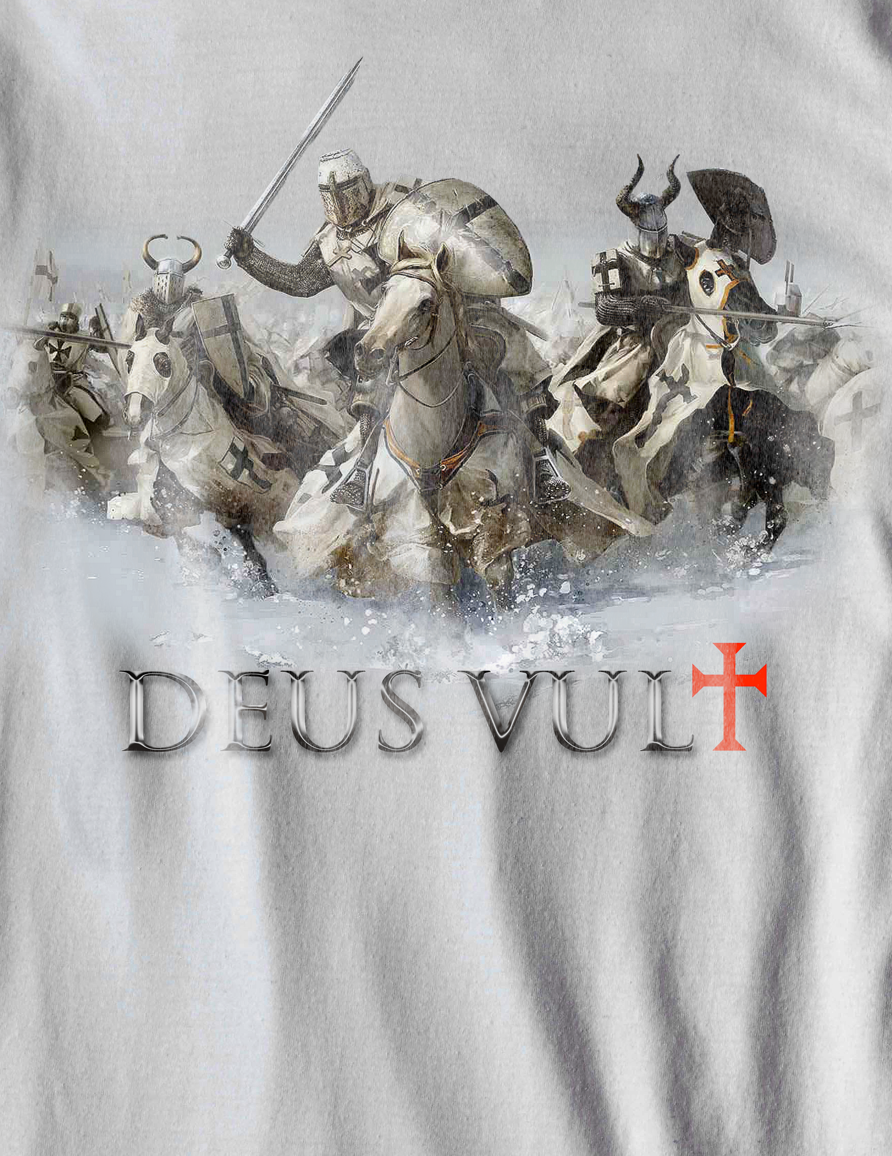 Nome do produto  Camiseta DEUS VULT - As Cruzadas - (unissex)