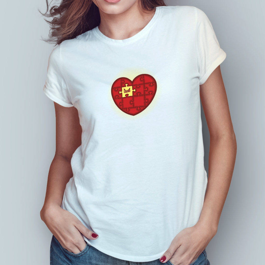 Baby Long - Coração quebra cabeça