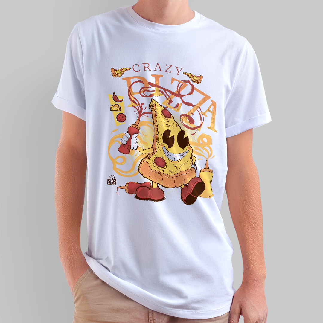 Camiseta Crazy Pizza