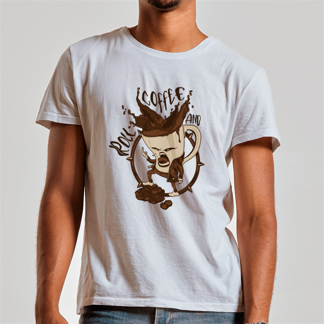 Camiseta Coffee and Roll
