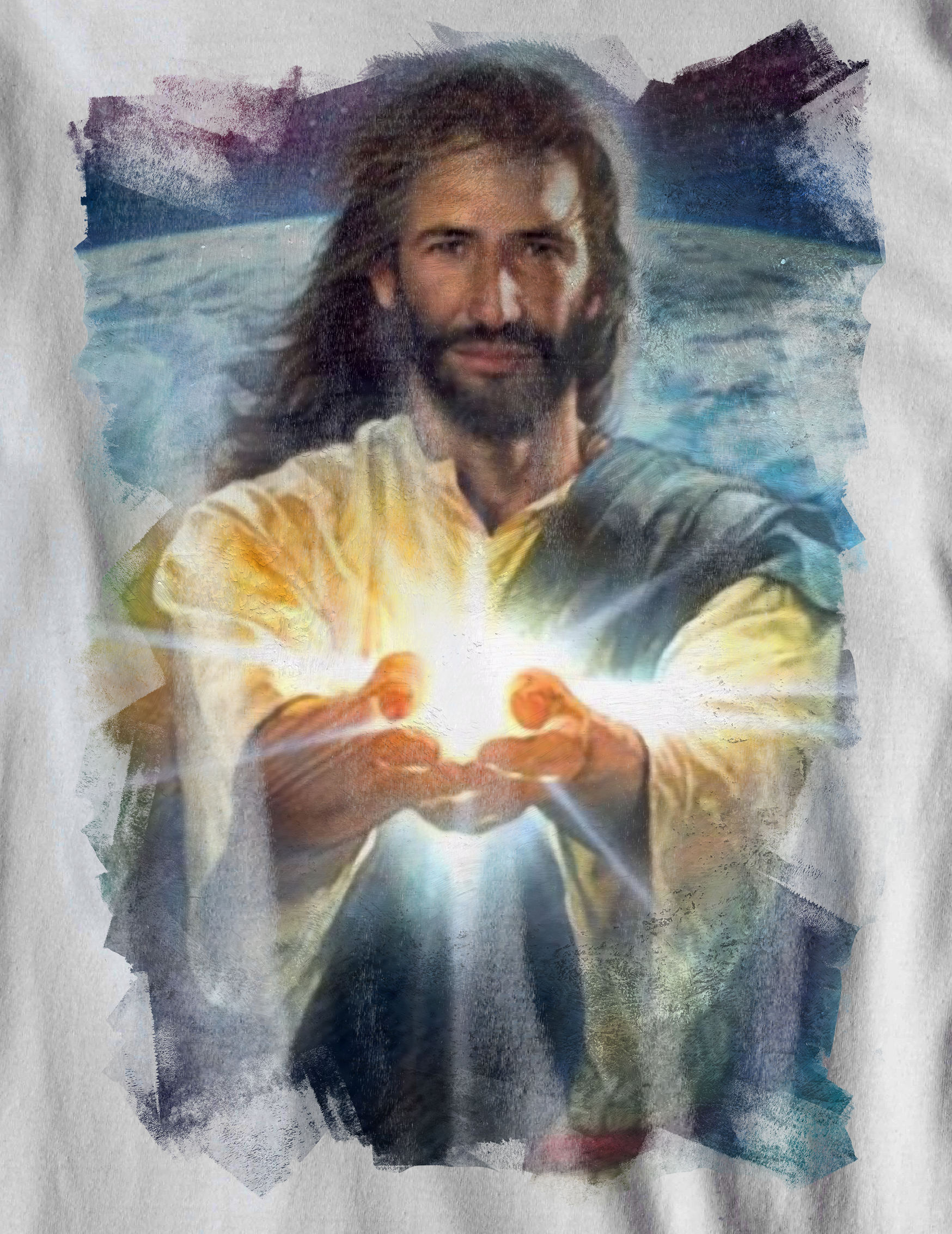 Nome do produto  Camiseta Jesus a Luz do Mundo - (unissex)