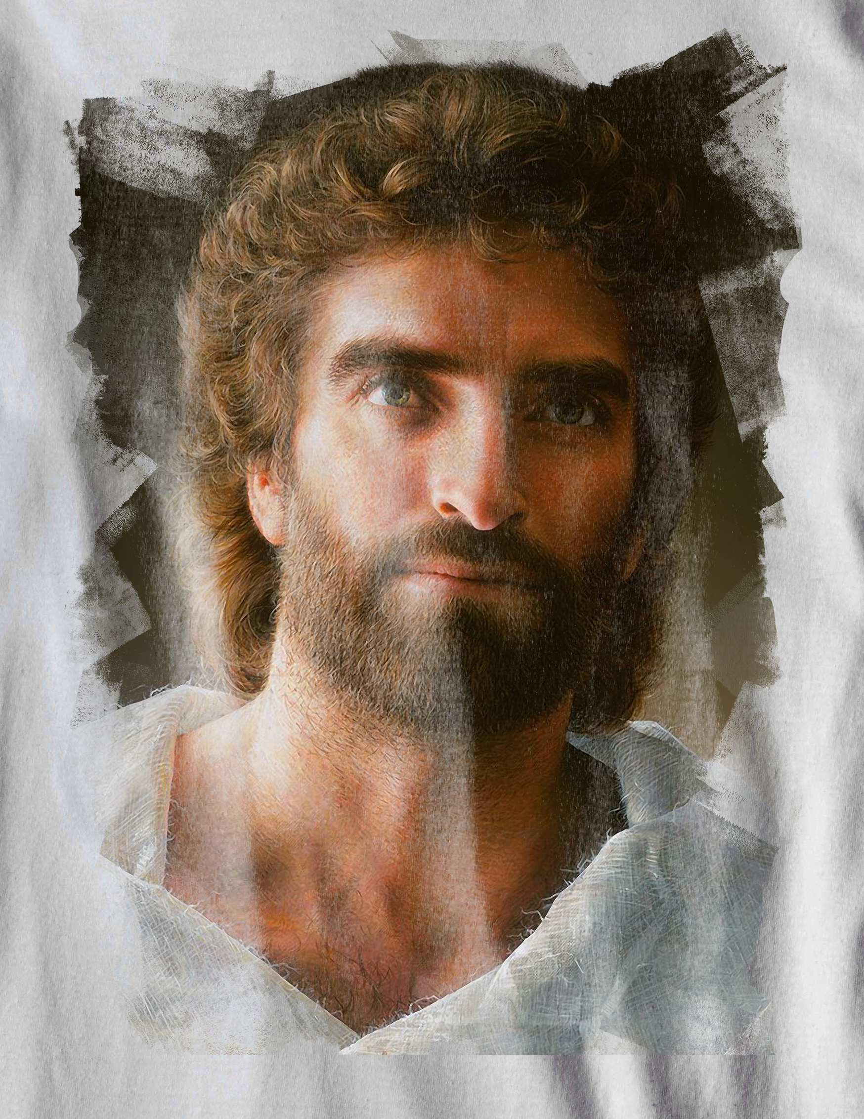 Nome do produto  Camiseta Jesus, a Face do Cristo - (unissex)