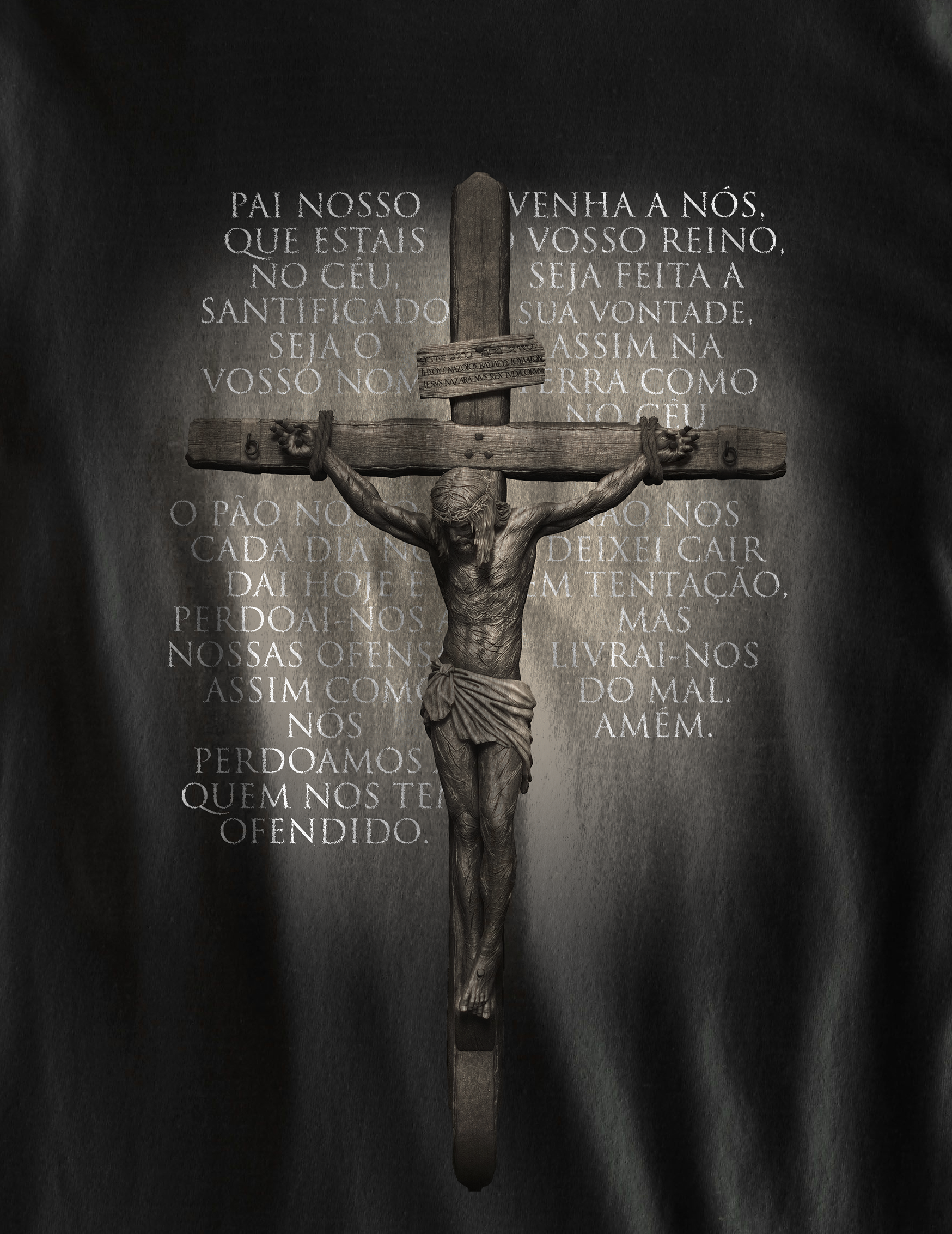 Nome do produto  Camiseta A Oração de Jesus - (unissex)