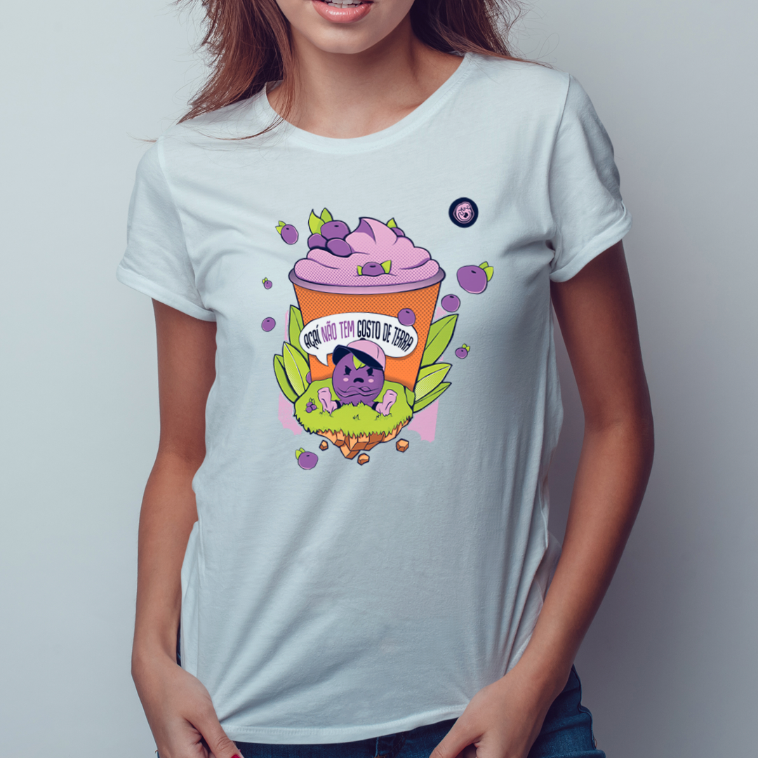 Baby Long Açaí Não Tem Gosto de Terra