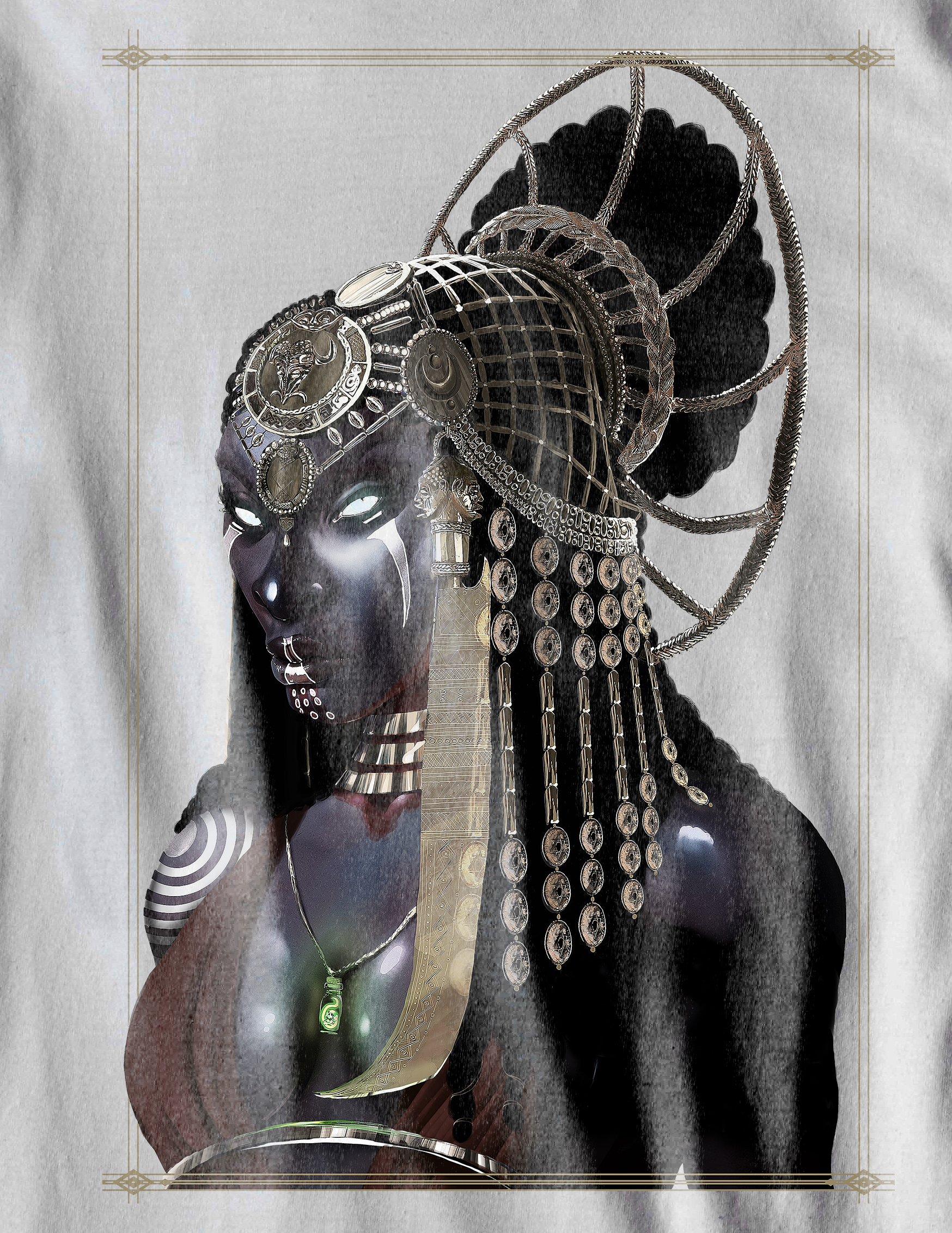 Nome do produto  Camiseta Oiá - Iansã - Inhançã - (unissex)