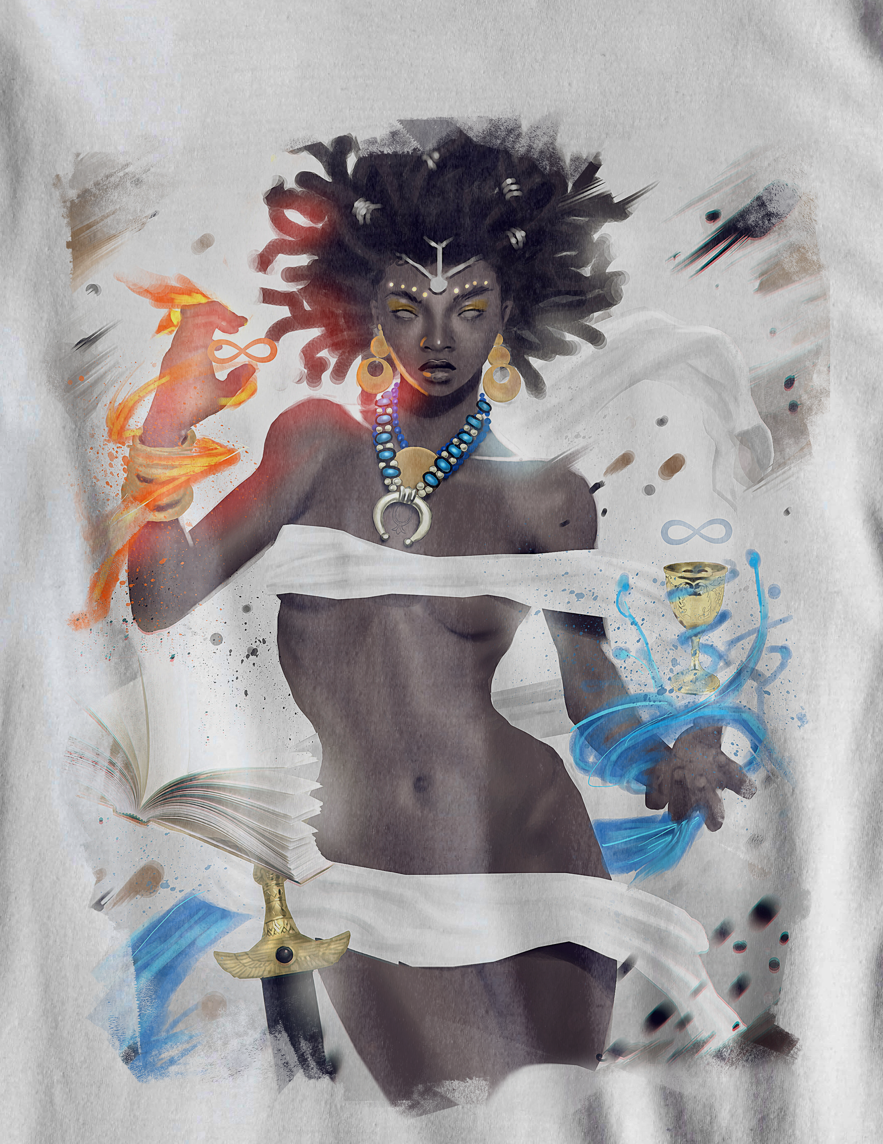 Nome do produto  Camiseta Orixá - (unissex)