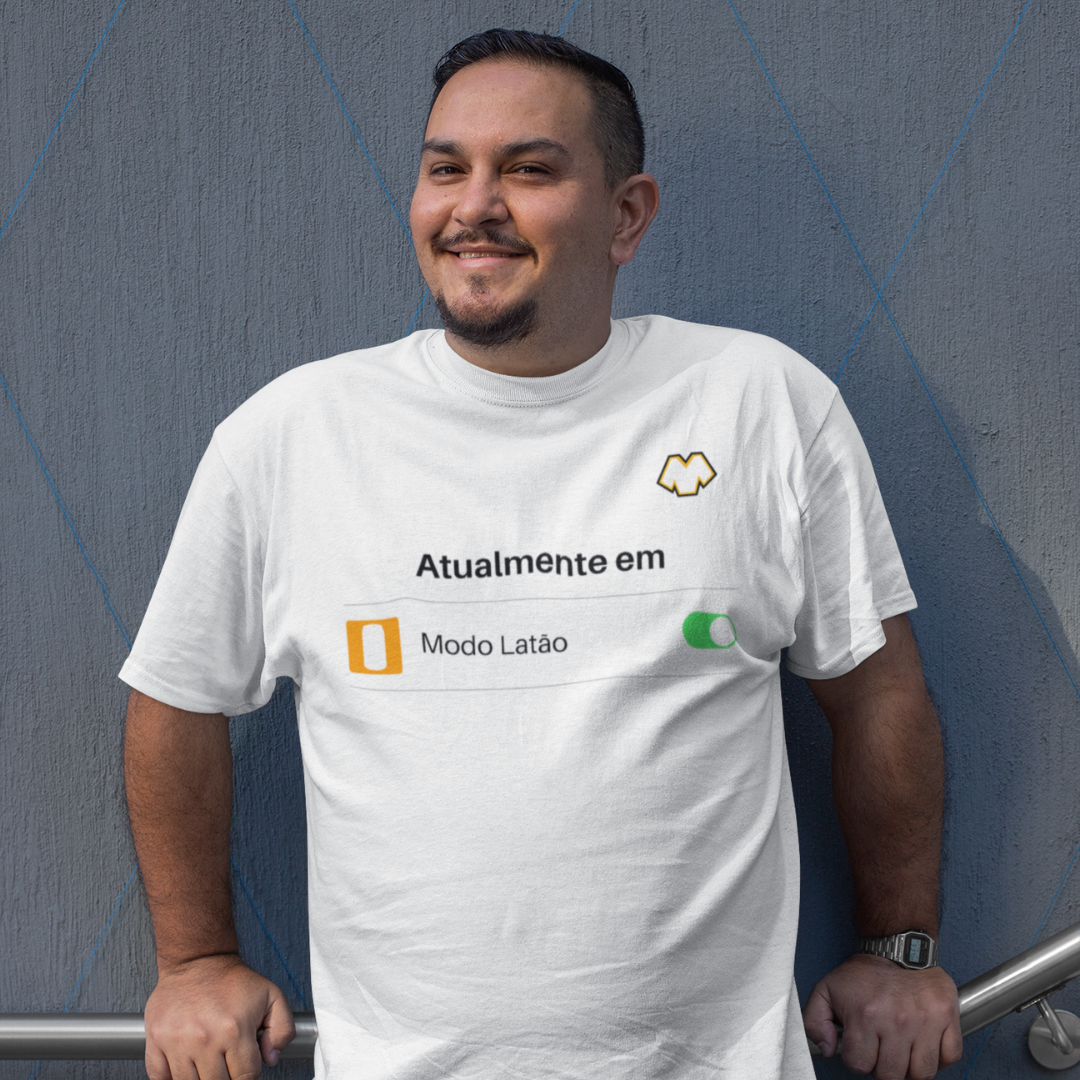 T-SHIRT MODO LATÃO