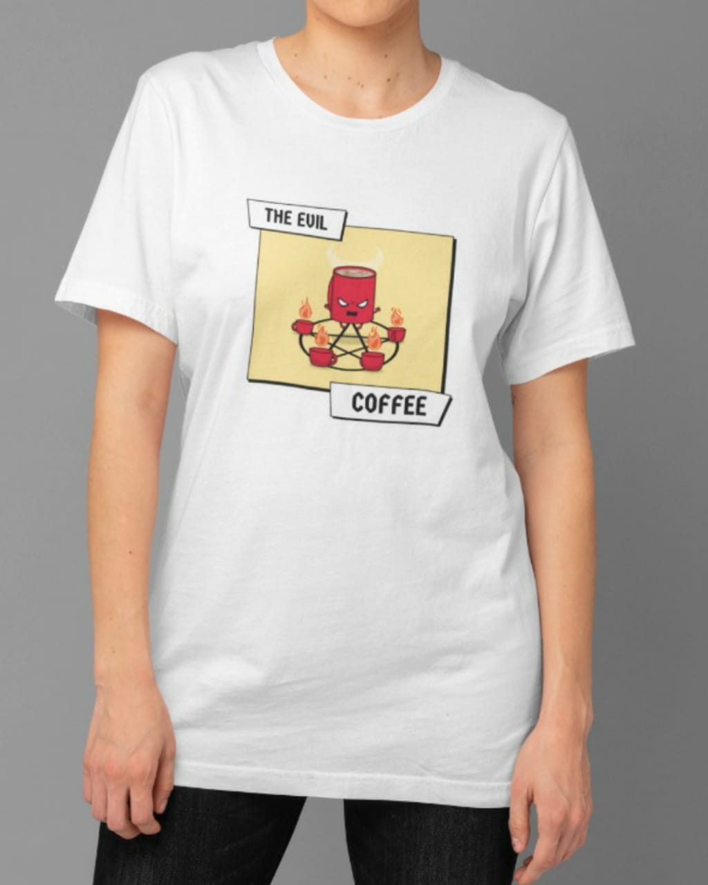 Nome do produto  Camiseta The Evil Coffee