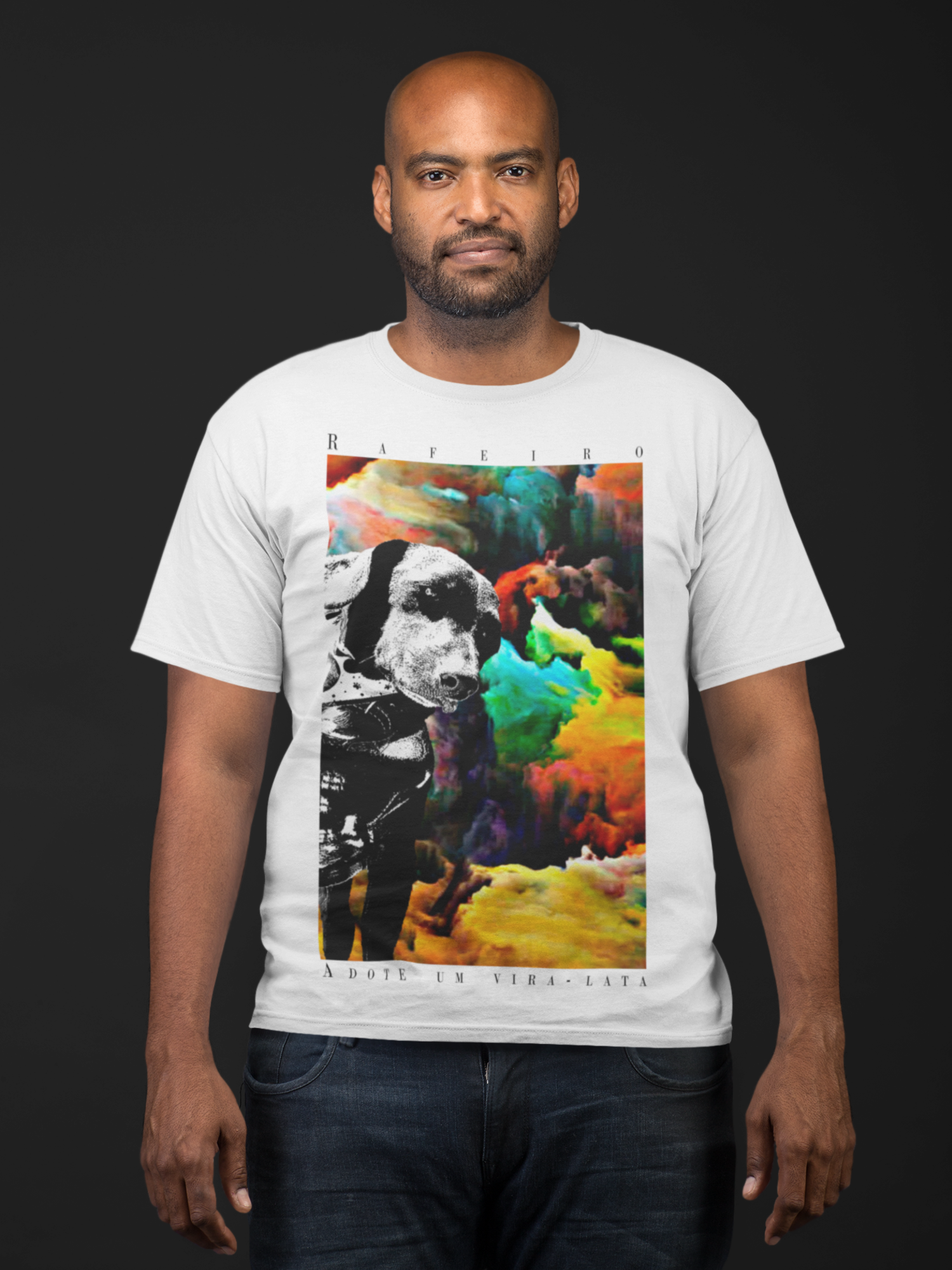 Nome do produto  T-shirt plus size fundo colorido