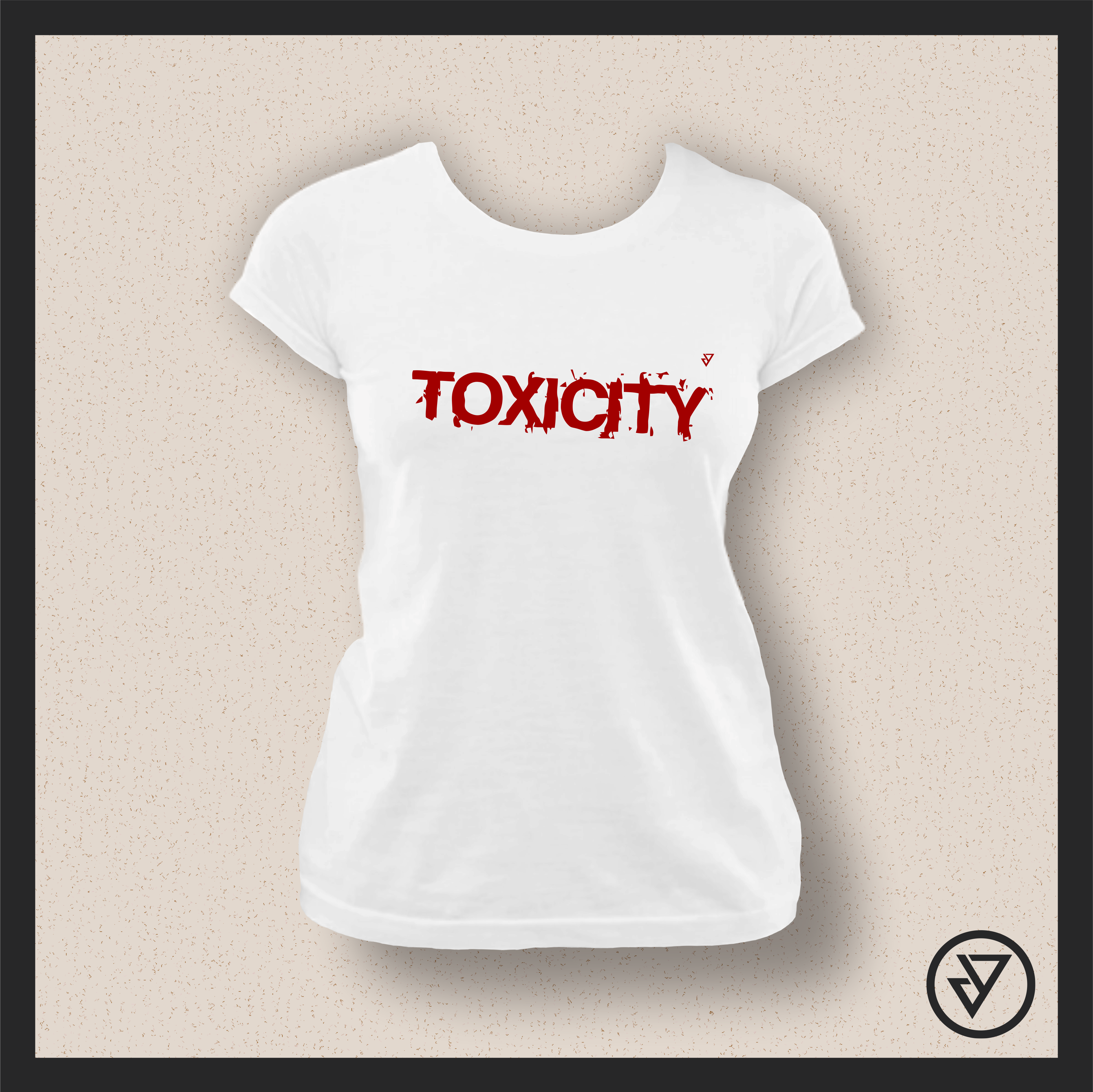 Camisa Feminina System of a Down (Toxicity) - Branca/Preta