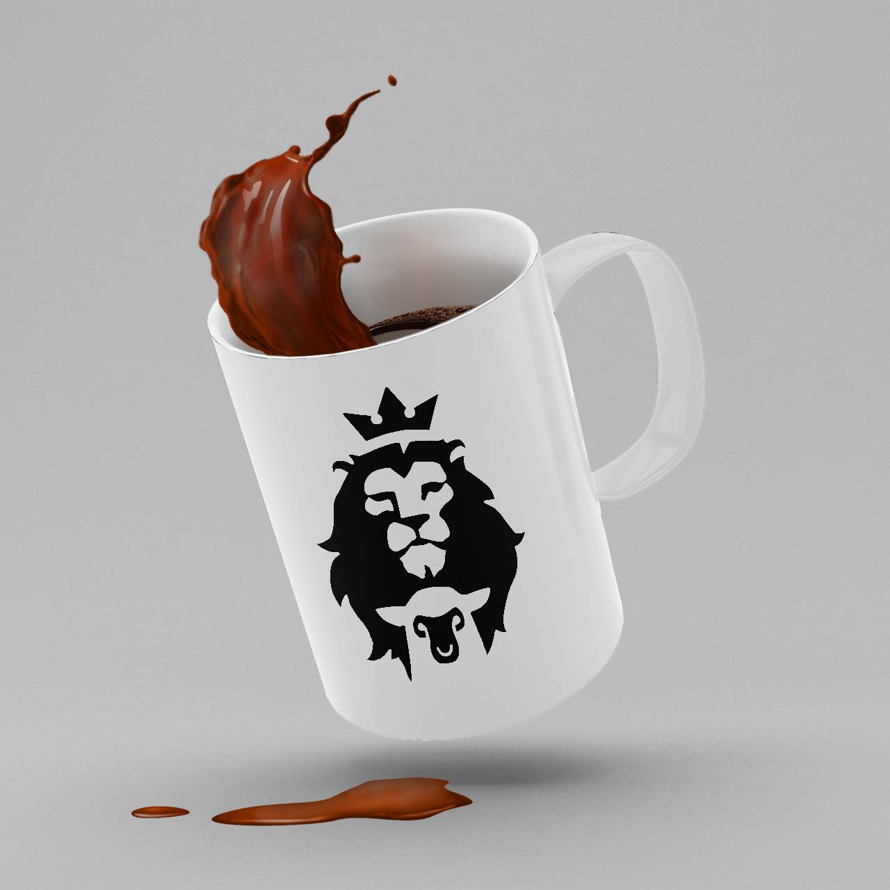 Caneca Cordeiro e Leão