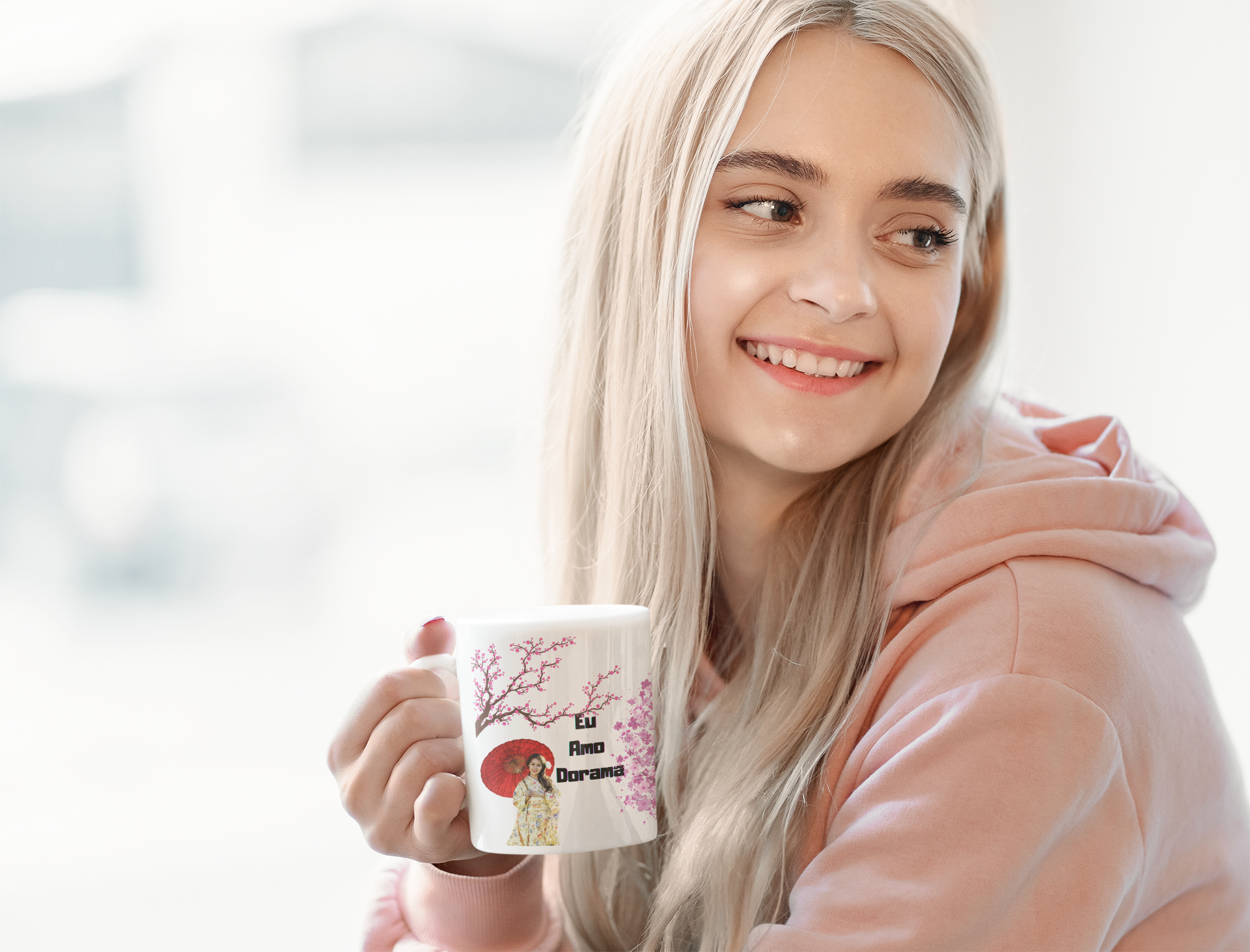 Caneca Eu Amo #Dorama