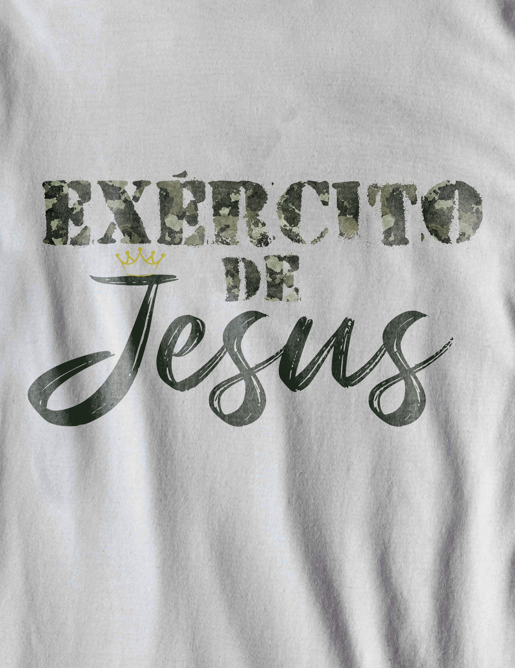 Nome do produto  Camiseta Exército de Jesus - (unissex)