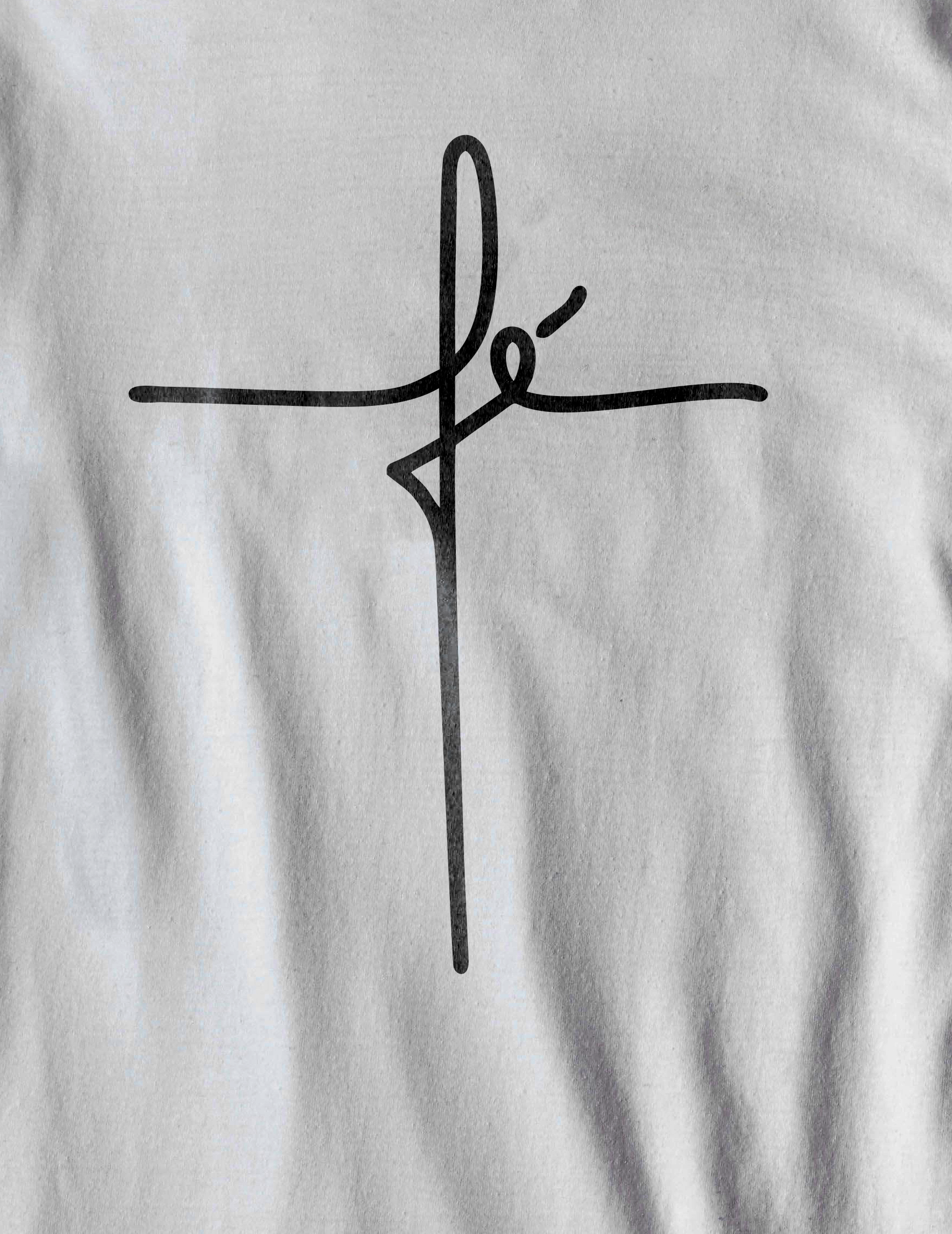 Nome do produto  Camiseta Fé - (unissex)