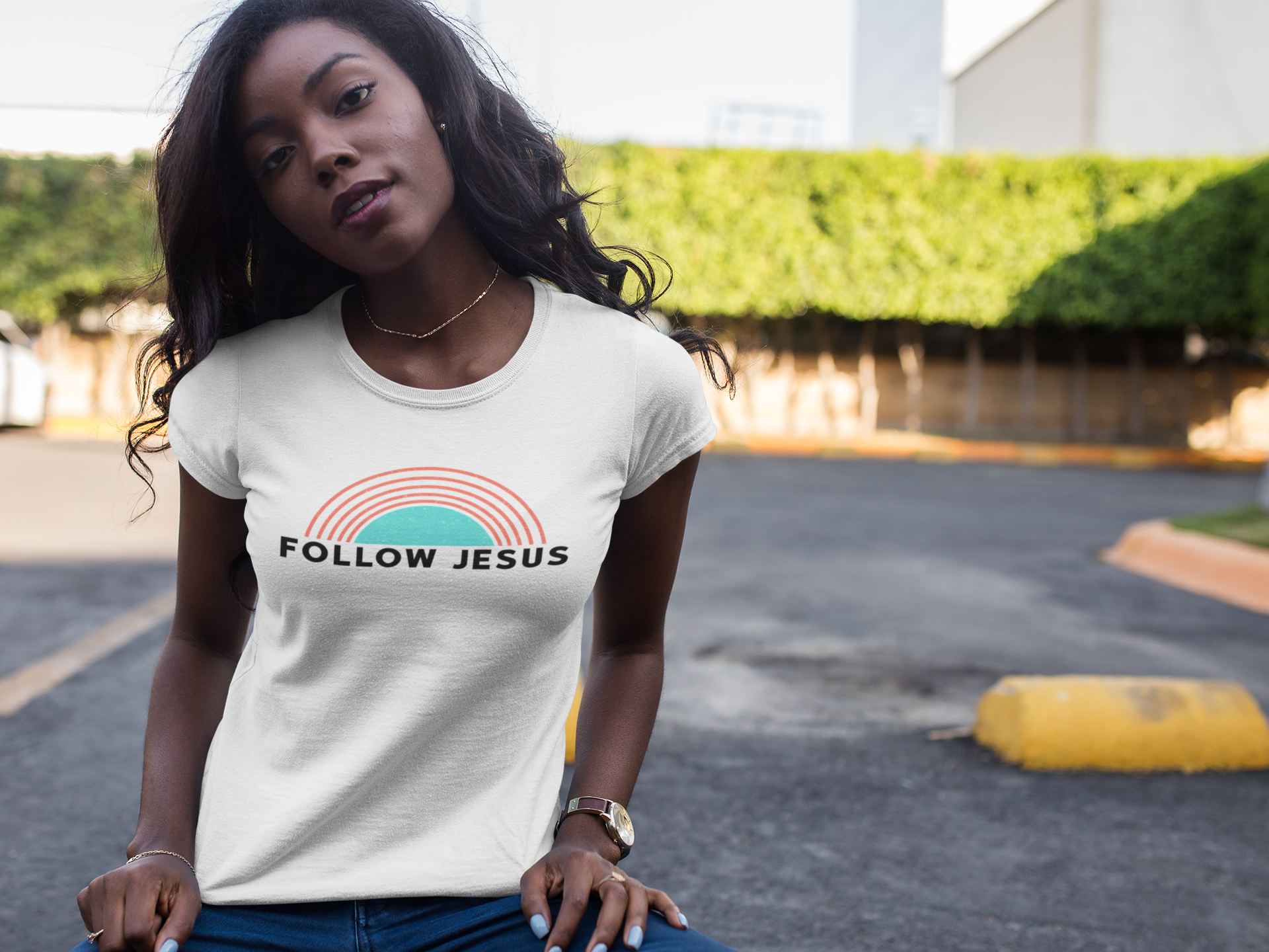 Nome do produto  Camiseta Feminina Cristã Folow Jesus