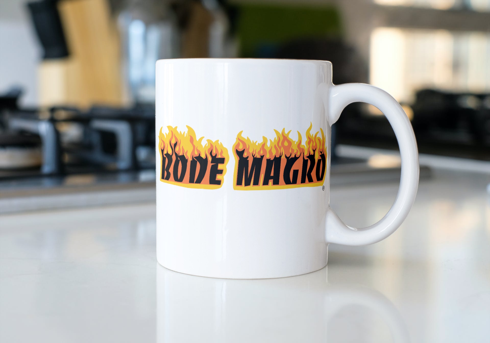 Nome do produto  Caneca Bode in flames