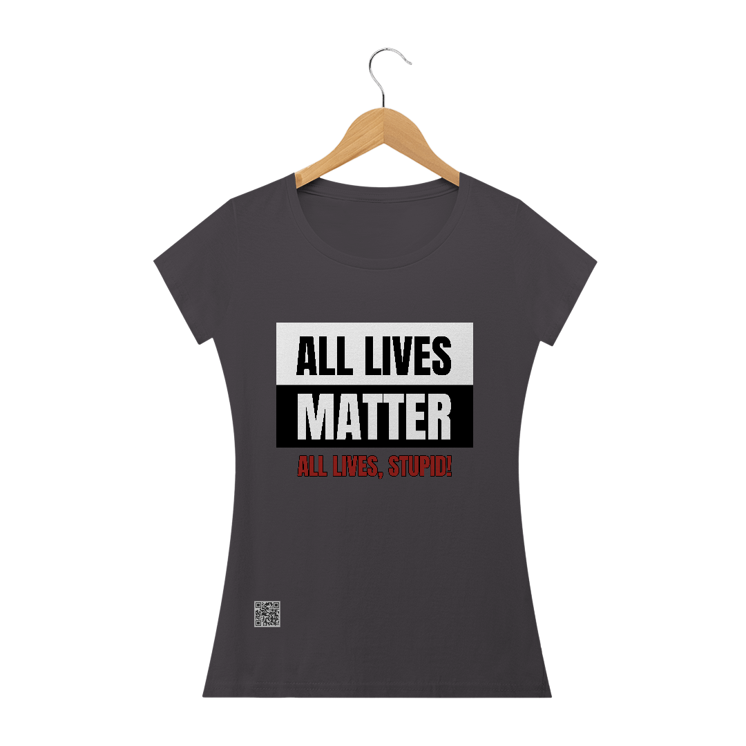 Nome do produto  BABY LONG ESTONADA - ALL LIVES MATTER