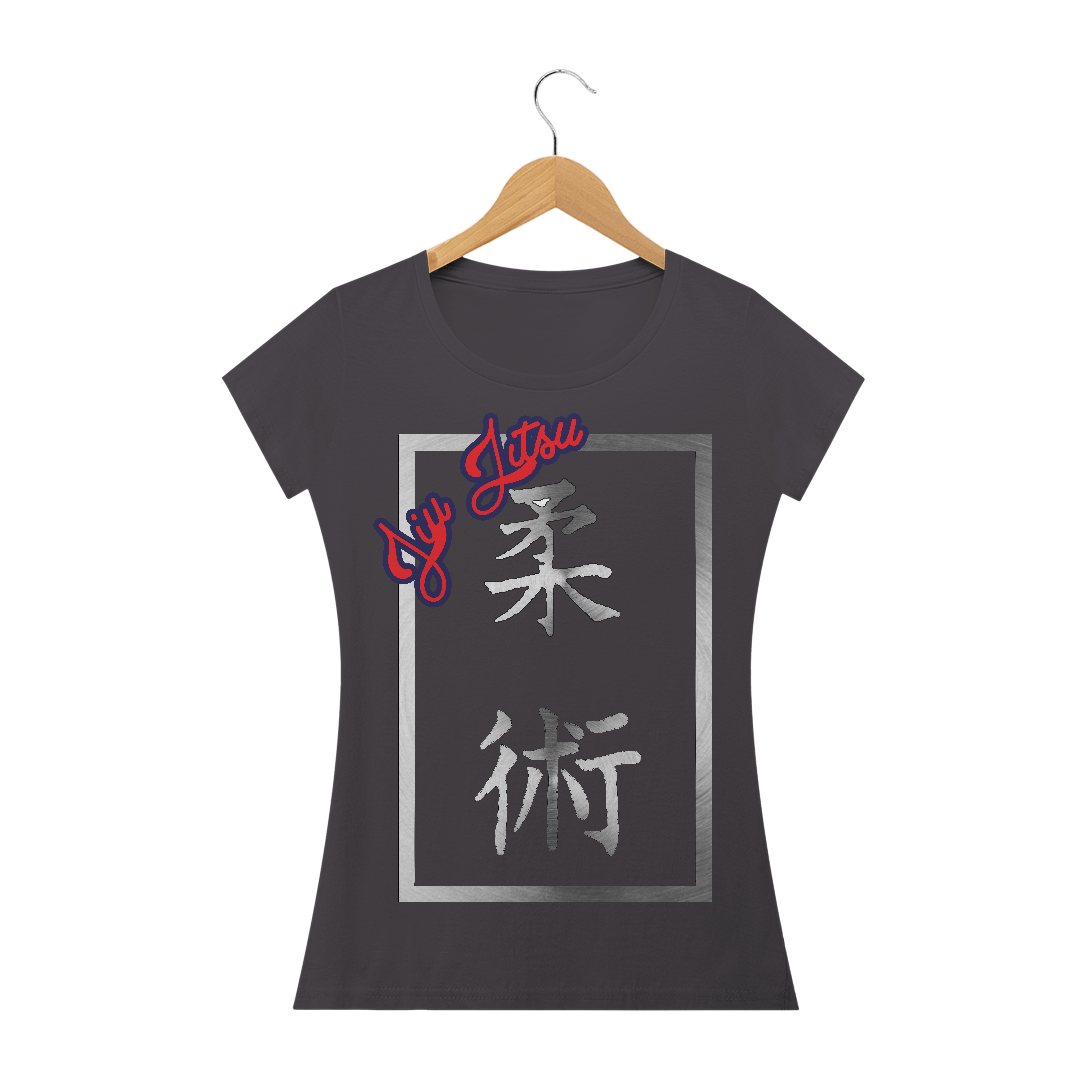 Nome do produto  Baby Look Jiu Jitsu Kanji - Estonada