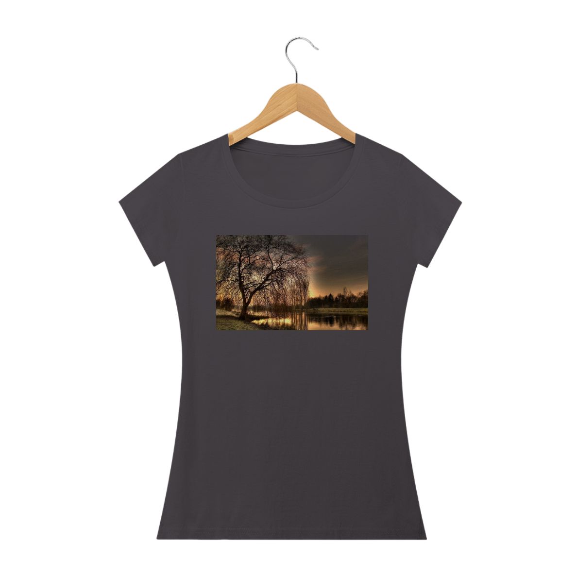 Nome do produto  CAMISETA BABY LONG - PAISAGENS - Feminina