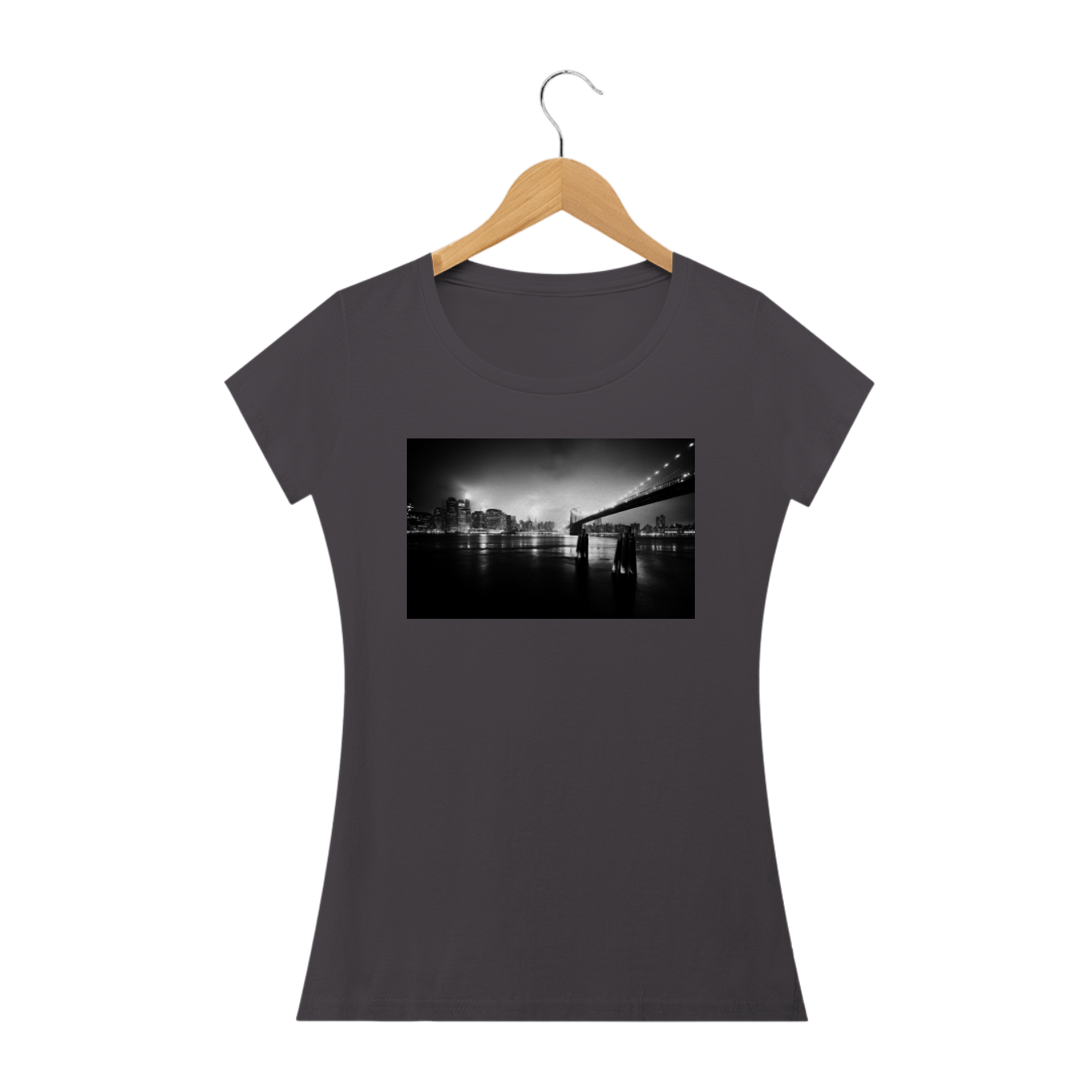 Nome do produto  CAMISETA BABY LONG - PAISAGEM - Feminina