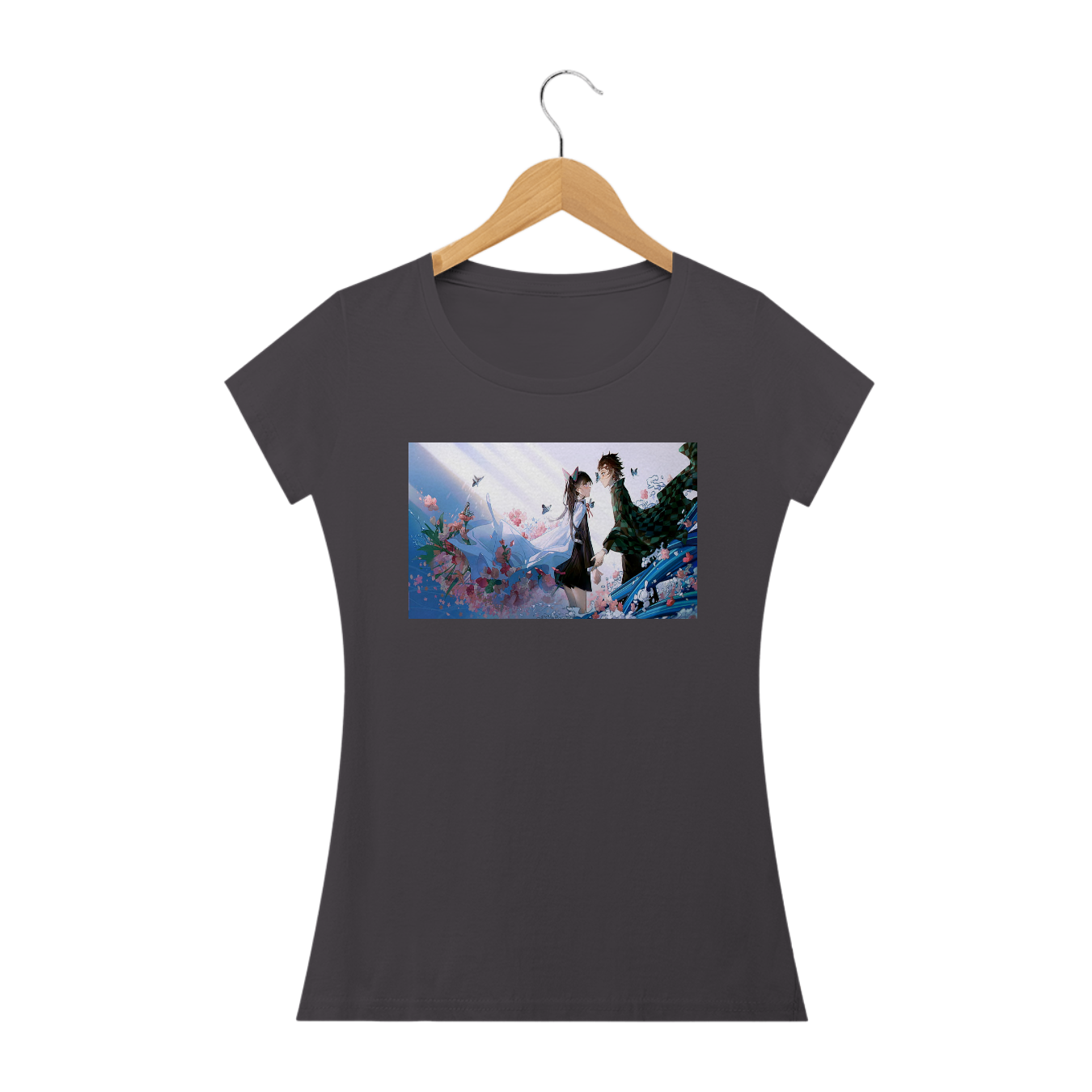 Nome do produto  CAMISETA BABY LONG - ANIME LOVE - Feminina