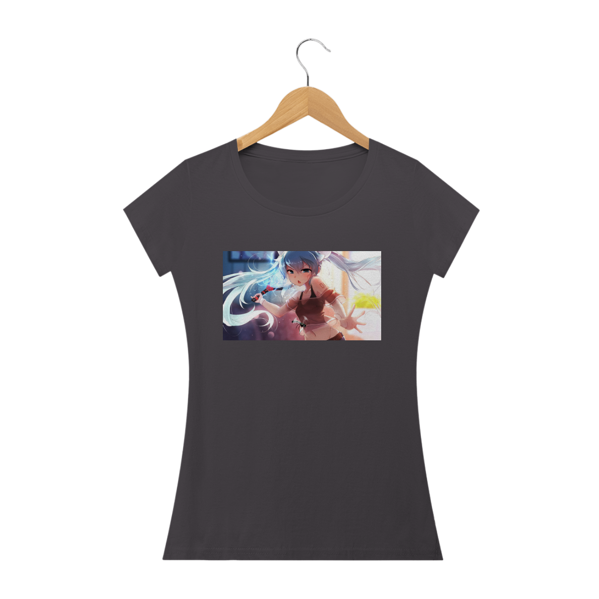 Nome do produto  CAMISETA BABY LONG - ANIME- Feminina