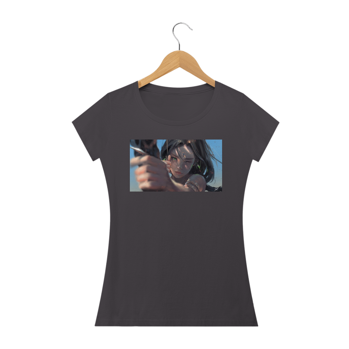 Nome do produto  CAMISETA BABY LONG - ANIME - Feminina