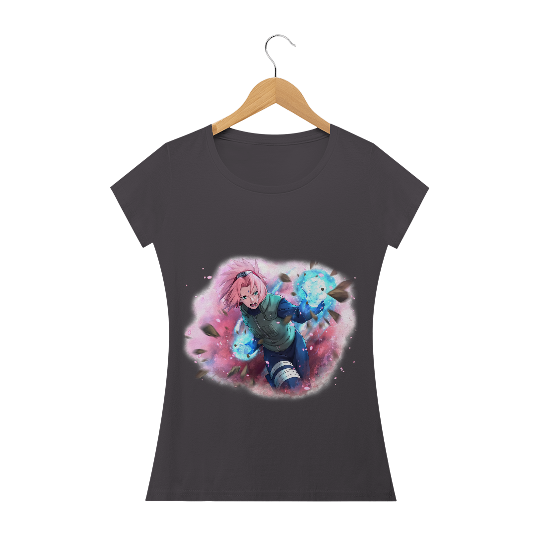 Nome do produto  Camiseta feminina sakura haruno