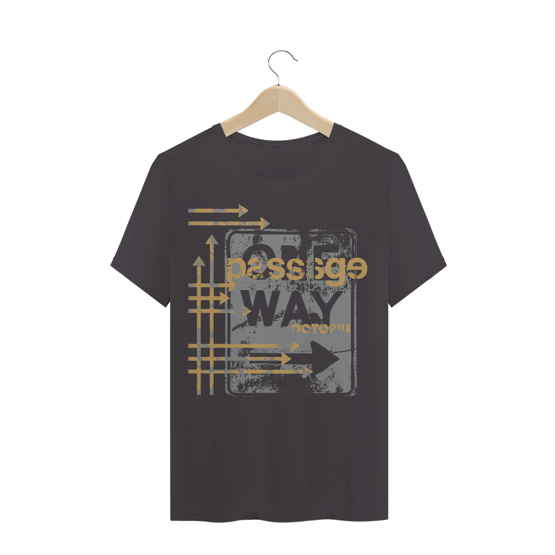 Nome do produto  Octopus: Passage one way - T-shirt estonada