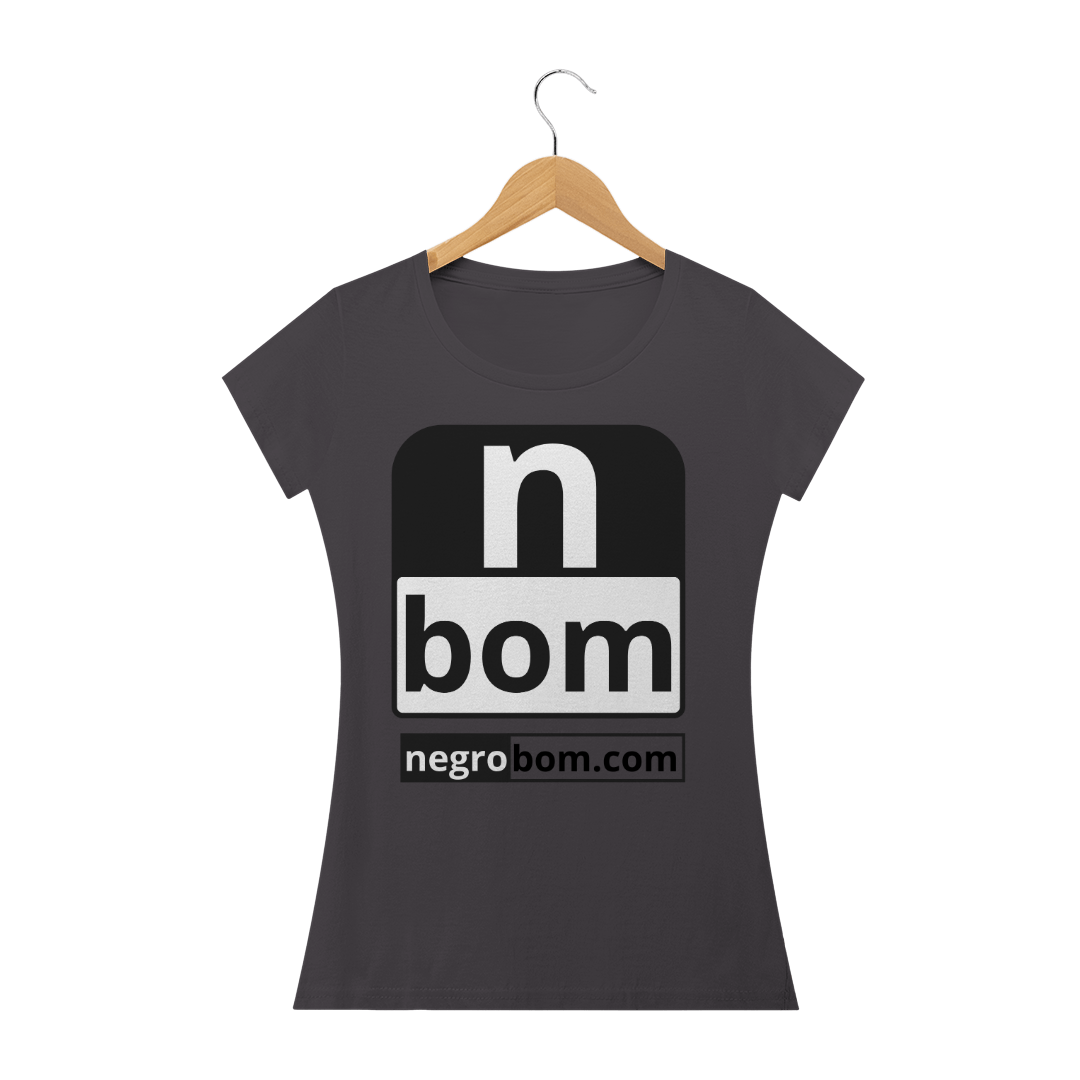 Nome do produto  Camisetas Femininas Baby Long Prime Negro Bom