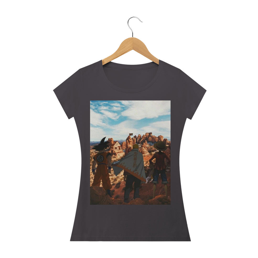 Nome do produto  Baby Long Estonada - Goku, Naruto e Luffy