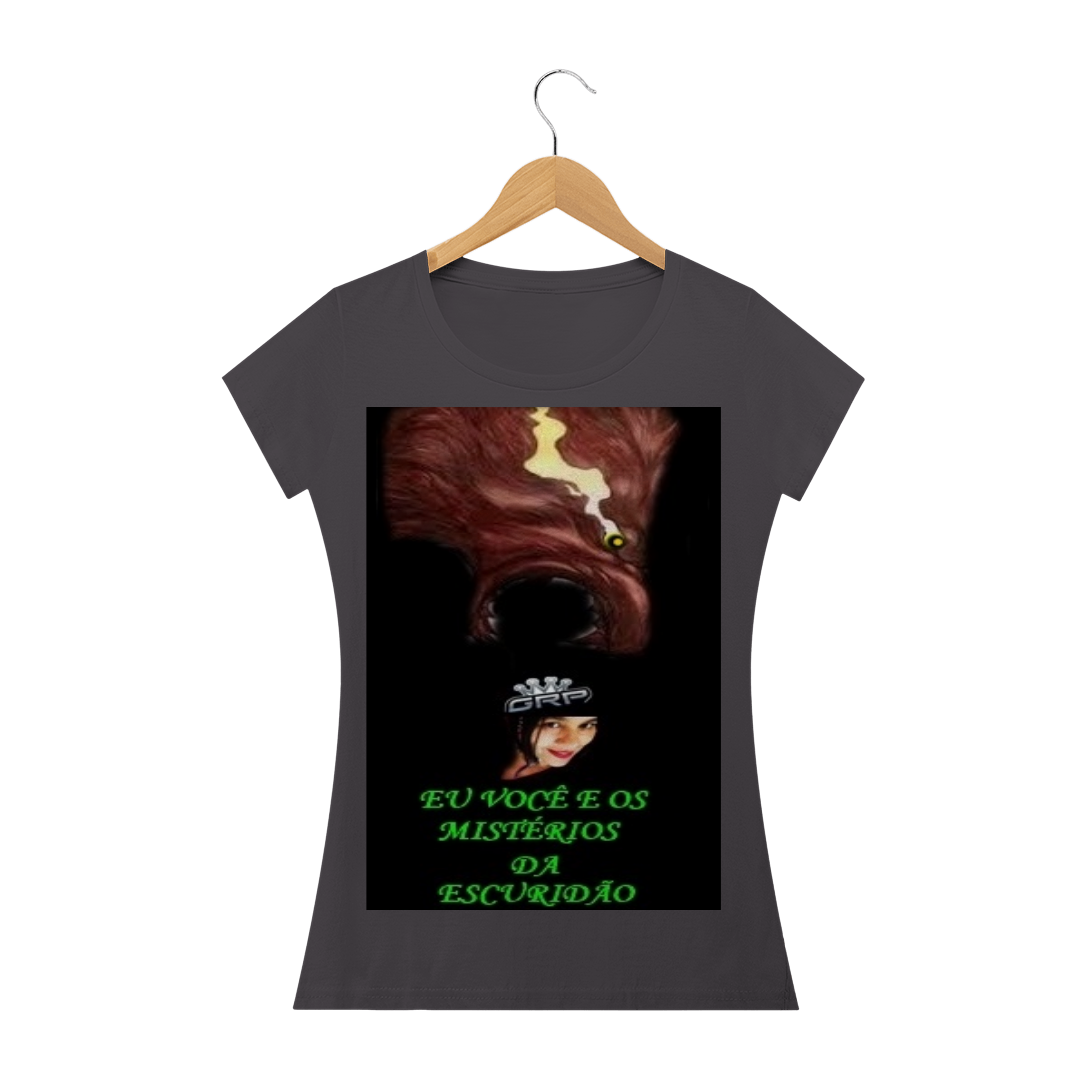 Nome do produto  CAMISETA BABY LONG ESTONADA DO CANAL EU VOCÊ E OS MISTÉRIOS DA ESCURIDÃO!