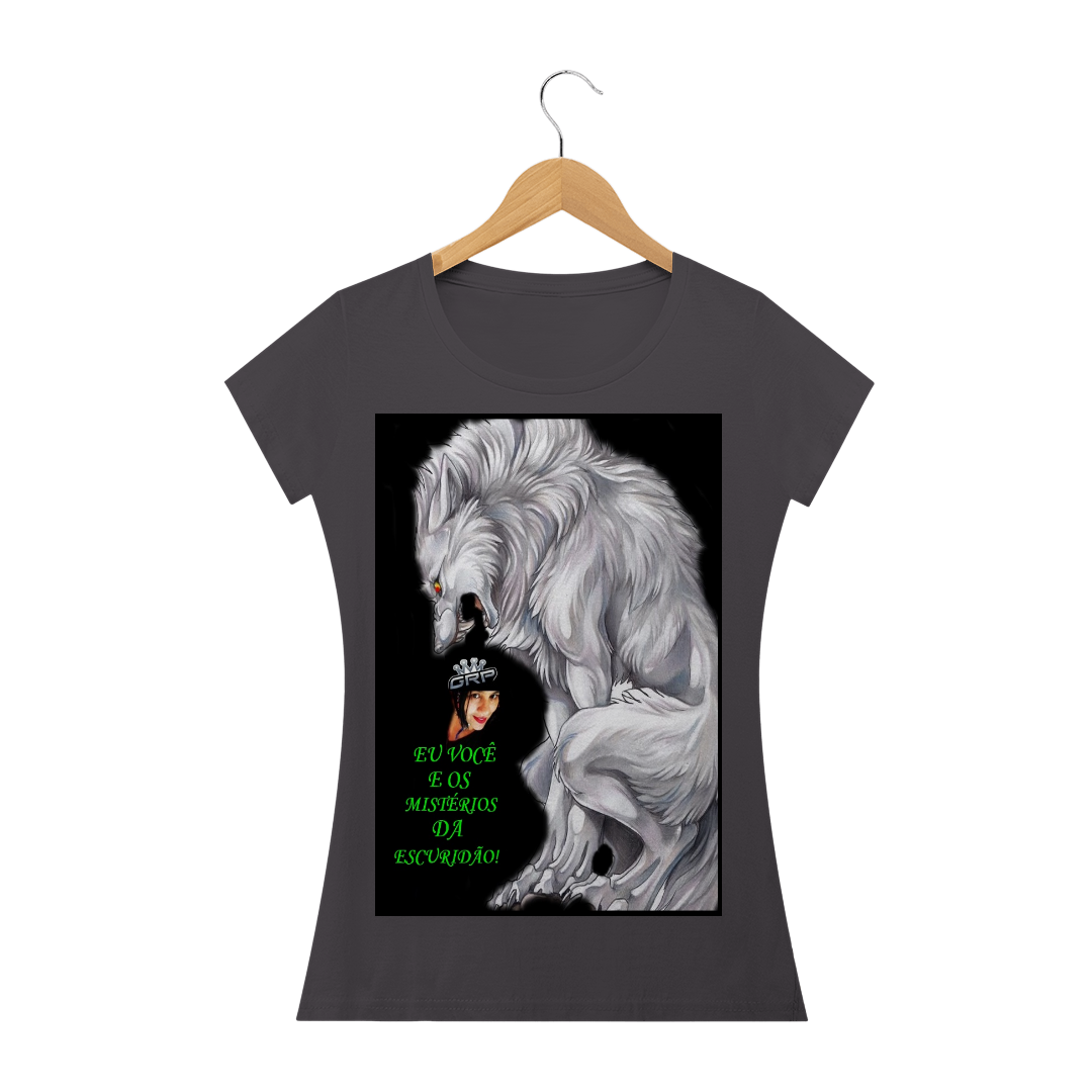 Nome do produto  CAMISETA BABY LONG ESTONADA DO CANAL EU VOCÊ E OS MISTÉRIOS DA ESCURIDÃO!