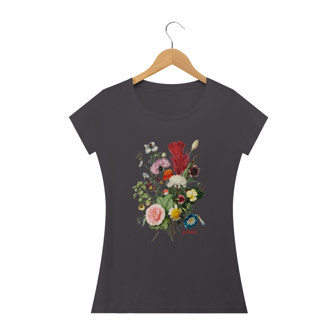 Nome do produto  Camiseta Floral Baby Long estonada