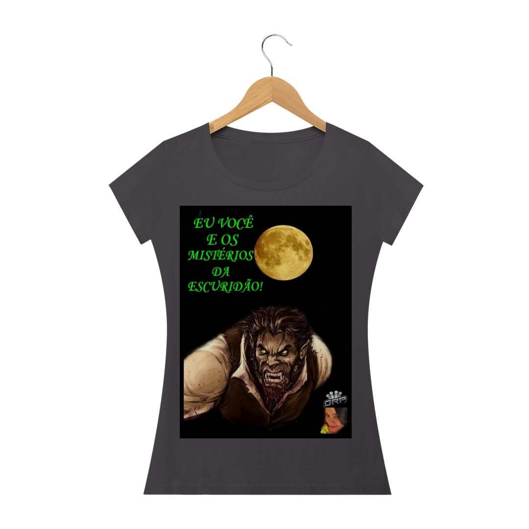 Nome do produto  CAMISETA BABY LONG ESTONADA DO CANAL EU VOCÊ E OS MISTÉRIOS DA ESCURIDÃO!