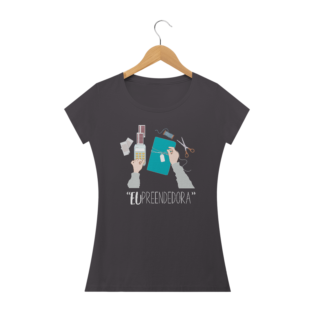 Nome do produto  Babylook Estonada EUpreendedora (Patrícia Lauria e Podcast Entrelaçadas)