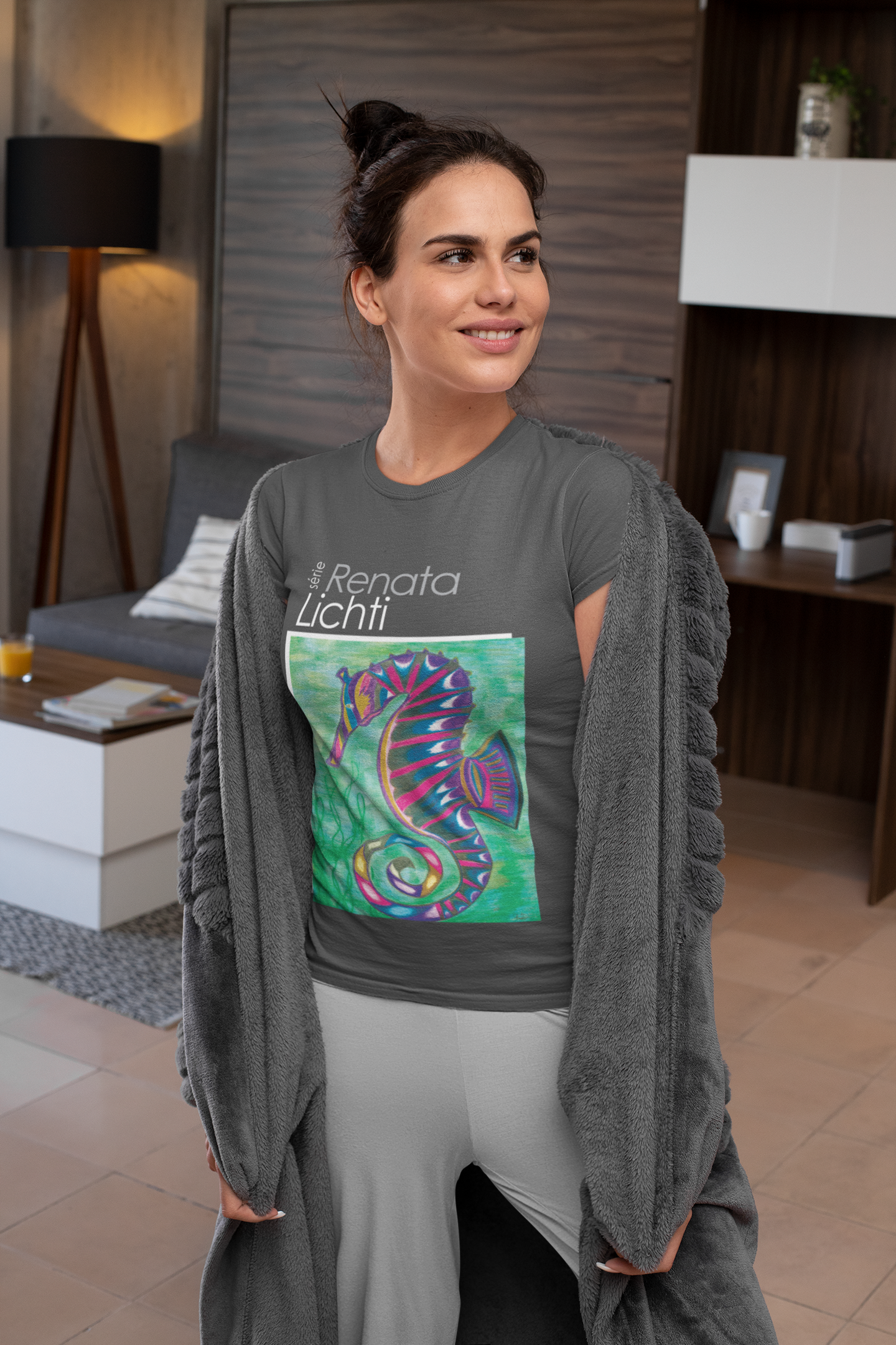 Nome do produto  T-best Fem. Estonada Babylong - Série Renata  -  Cavalo Marinho