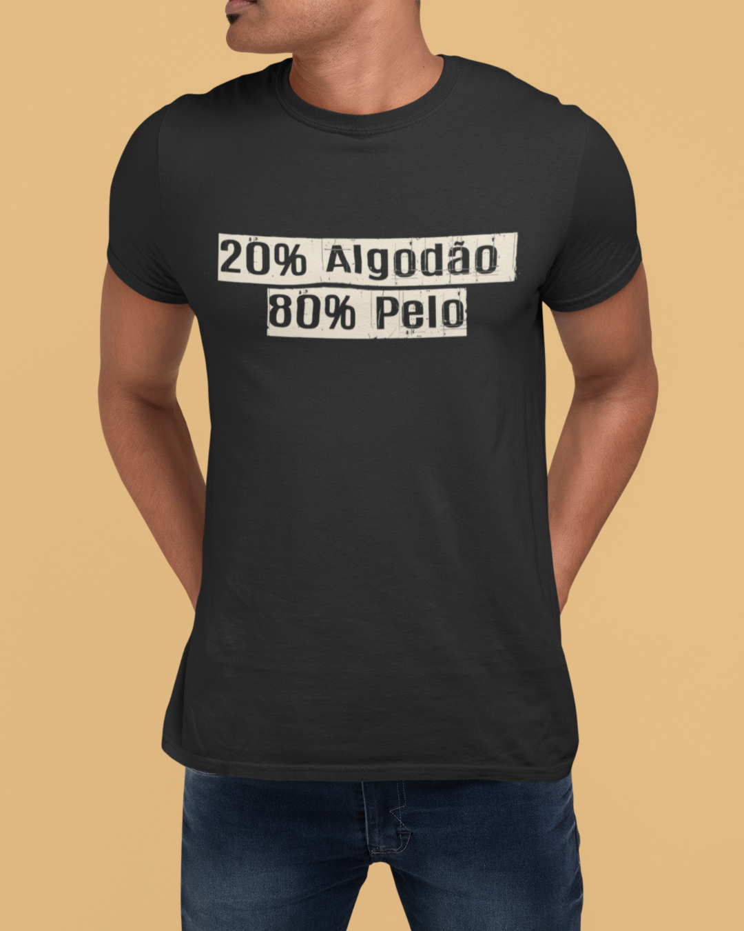 Nome do produto  Camiseta 80% Pelo