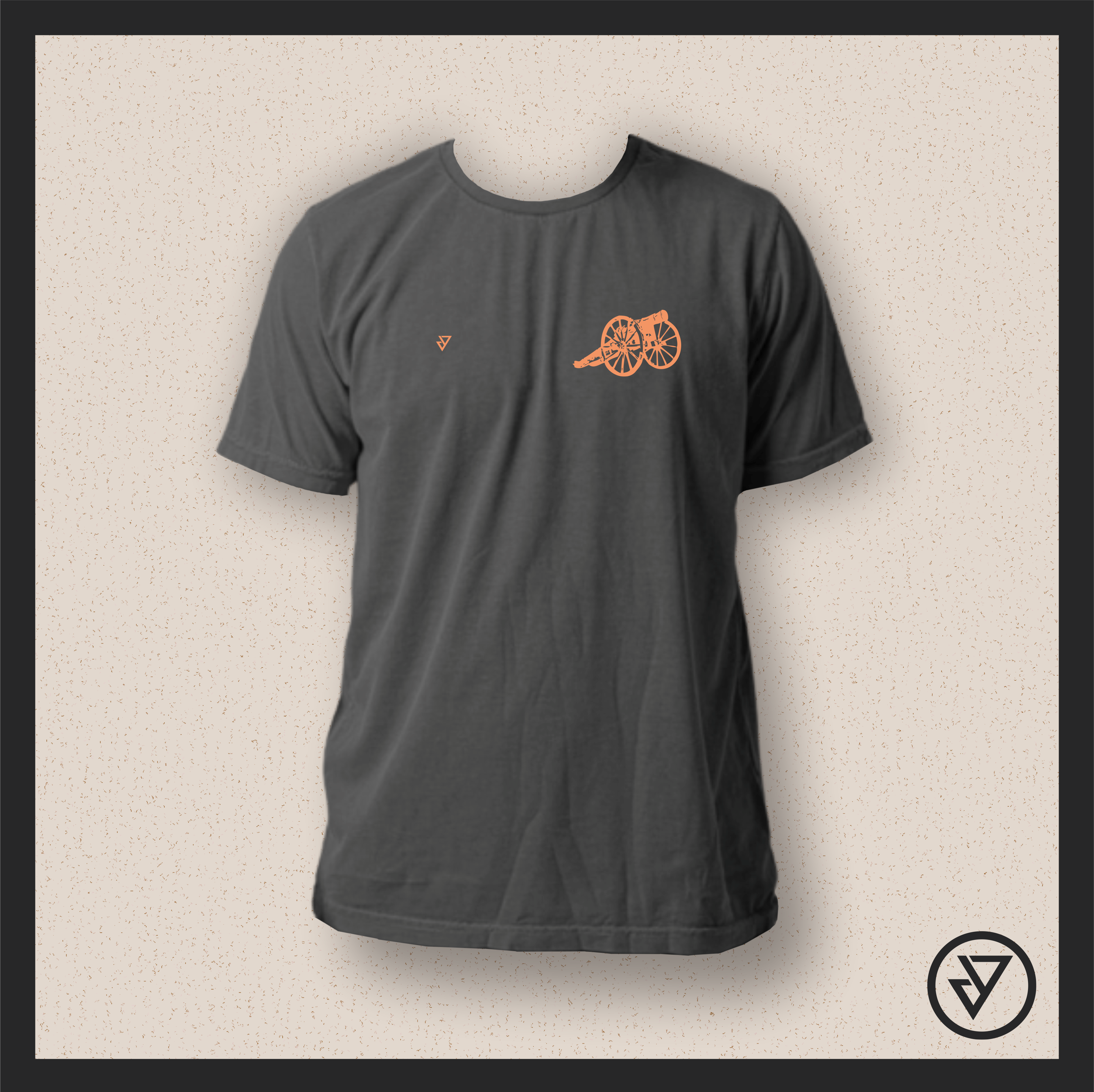 Camisa AC/DC (For Those About to Rock) - Cinza Estonada