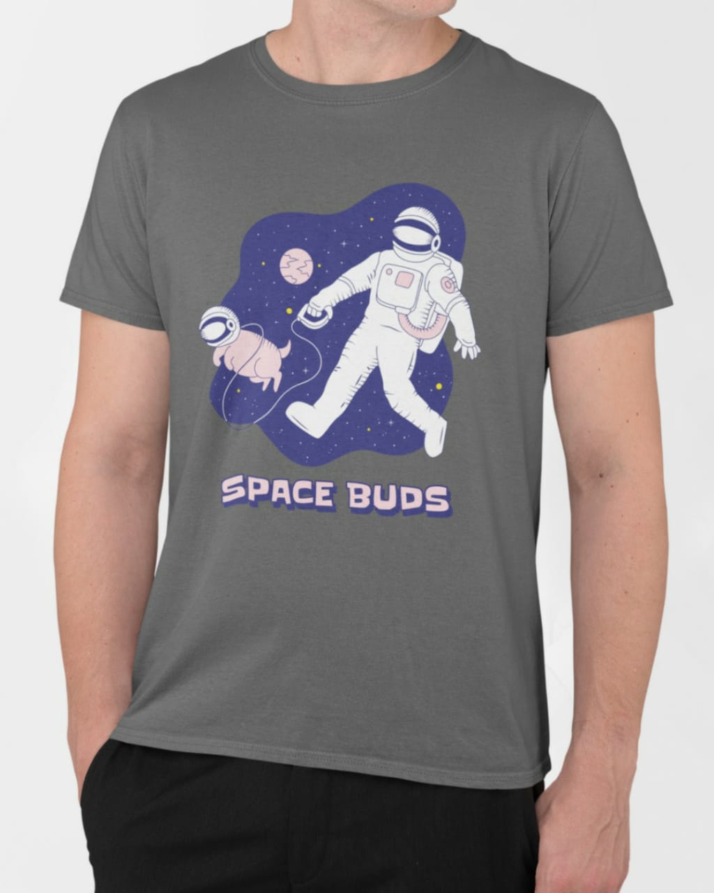 Nome do produto  Camiseta Space Buds