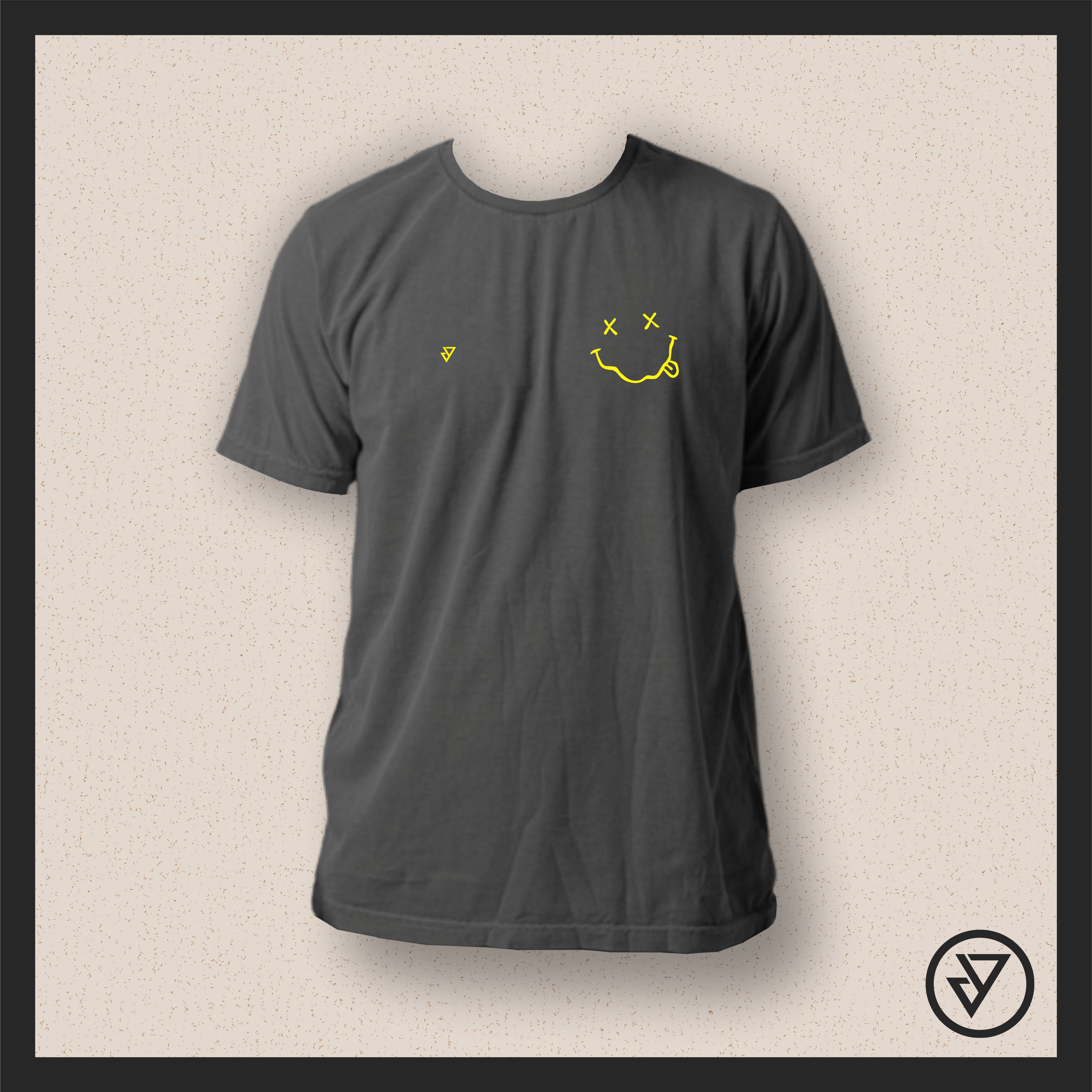 Nome do produto  Camisa Nirvana - Cinza Estonada