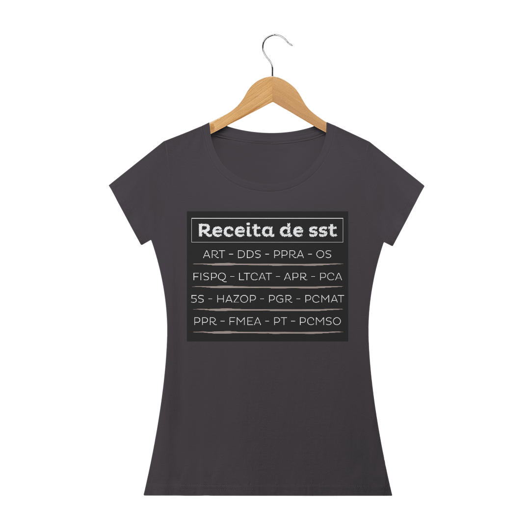 Nome do produto  CAMISA FEMININA: Receita da segurança