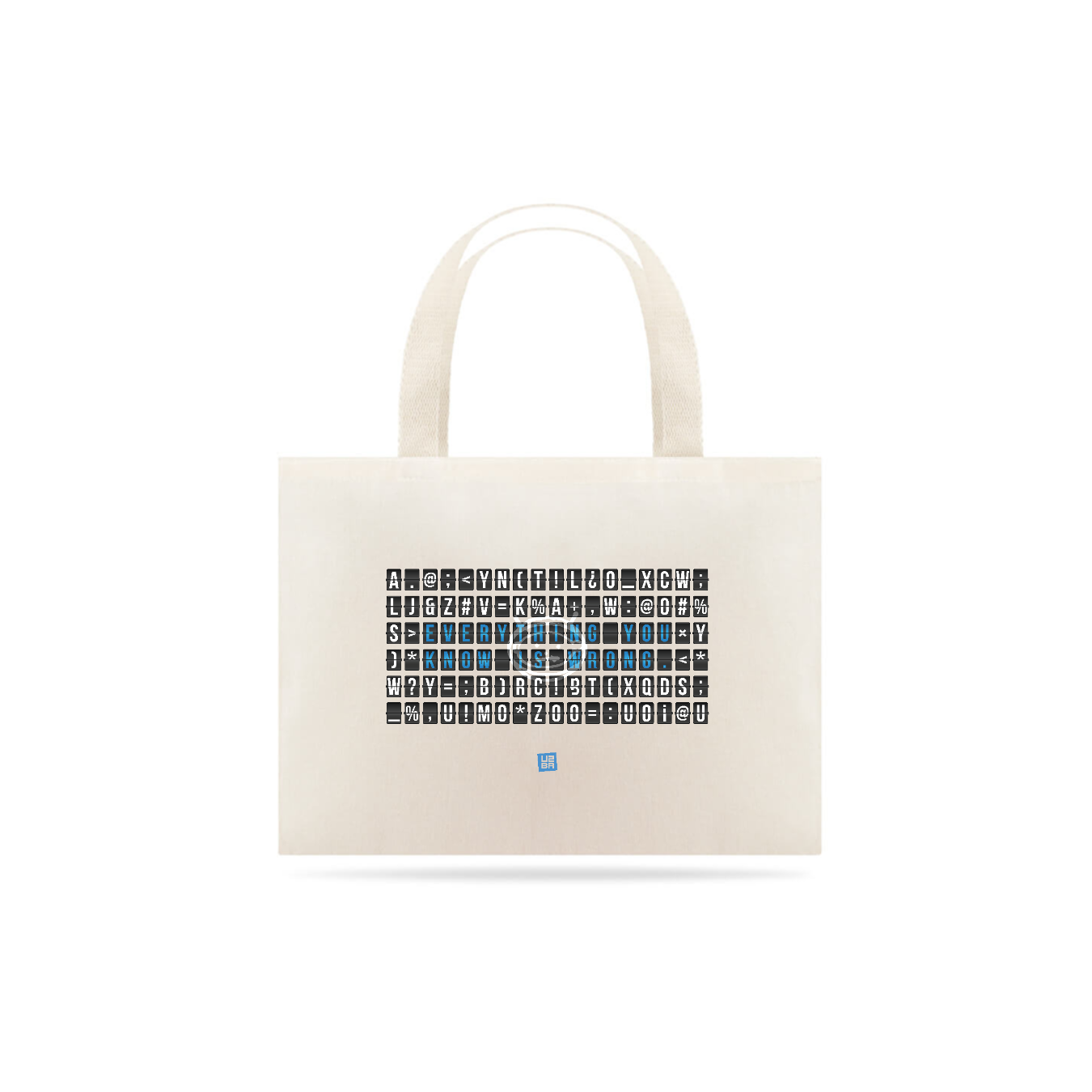 Nome do produto  Ecobag U2 - Everything You Know Is Wrong