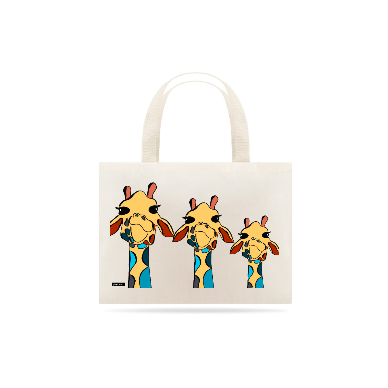 Nome do produto  Bolsa ecobag Girafinhas Pincelandu